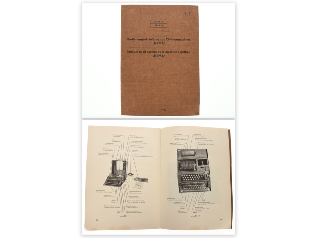 Swiss NEMA Model 45 Cipher Machine - the successor to Enigma - 11