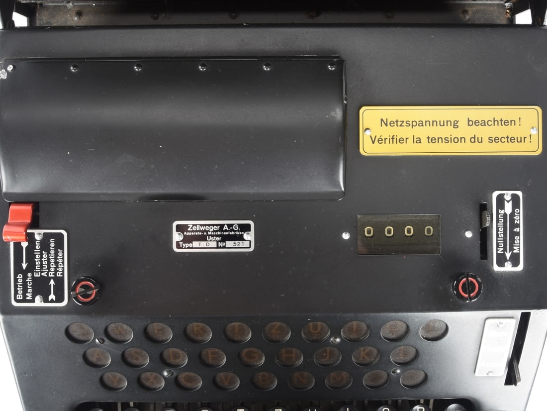 Swiss NEMA Model 45 Cipher Machine - the successor to Enigma - 4