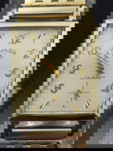 Vintage Lord Elgin 7803 Fargo Men's Mechanical Wristwatch 730 USA 10k RGP: Experience the elegance of mid-20th-century American watchmaking with the Lord Elgin 7803 'Fargo'. This distinguished timepiece features a 23mm case crafted from 10K Rolled Gold Plate (RGP),
