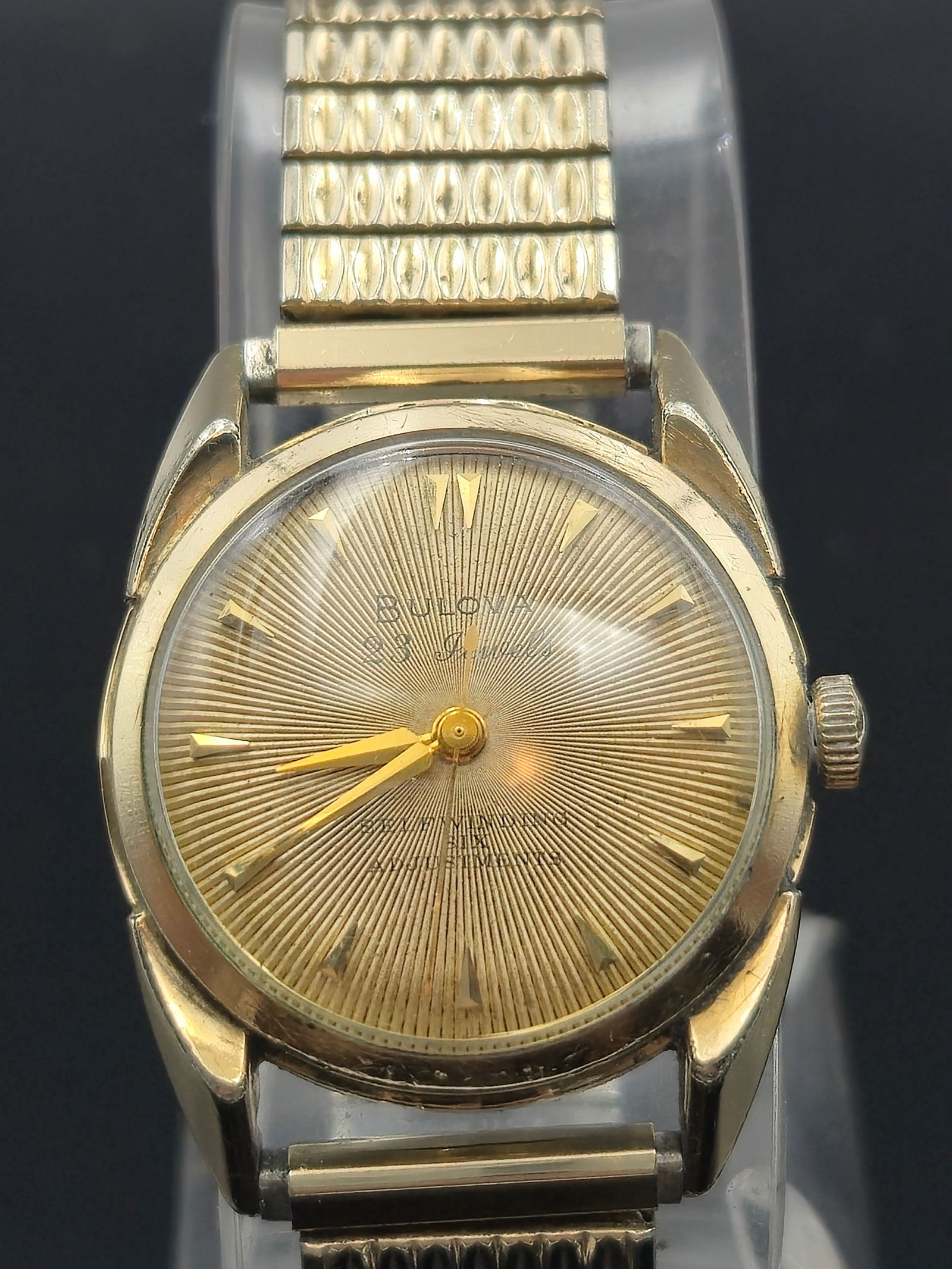 1955 VTG BULOVA 23 JEWELS SELF WINDING SIX ADJUSTMENTS 10k rgp MEN'S WATCH WRISTWATCH (1 of 9)