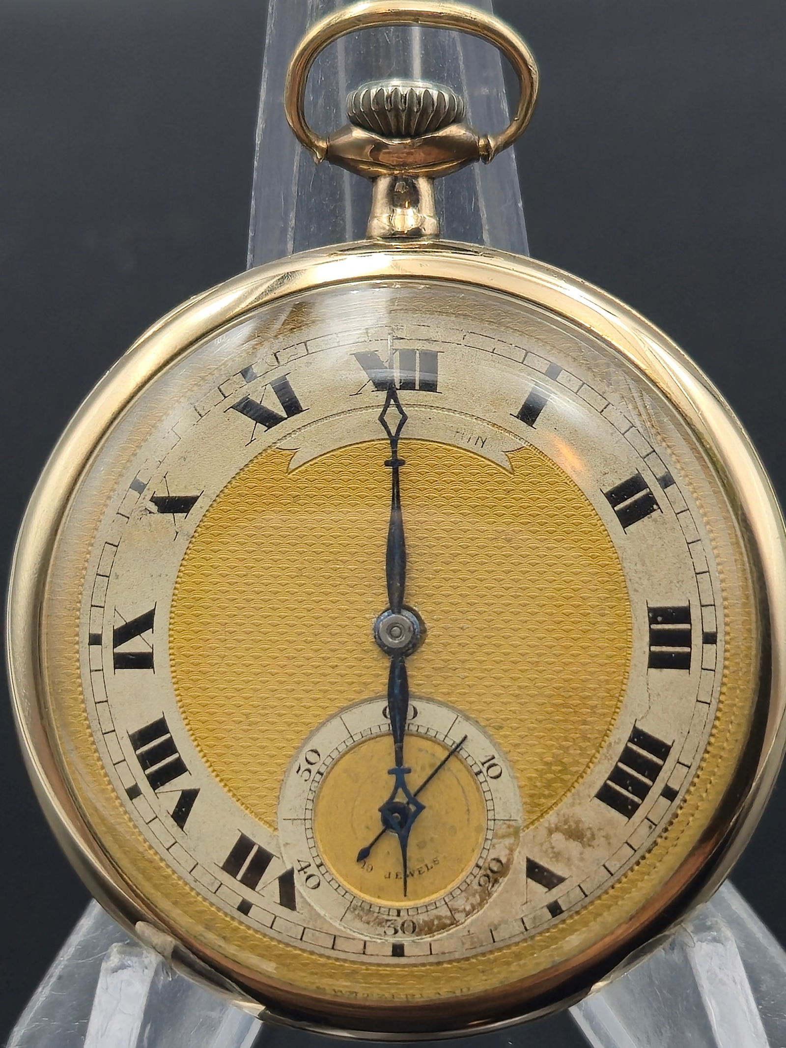 Vintage Gruen VeriThin Ultra Quality 19-Jewel Pocket Watch – Adjusted to Six Positions (1 of 10)