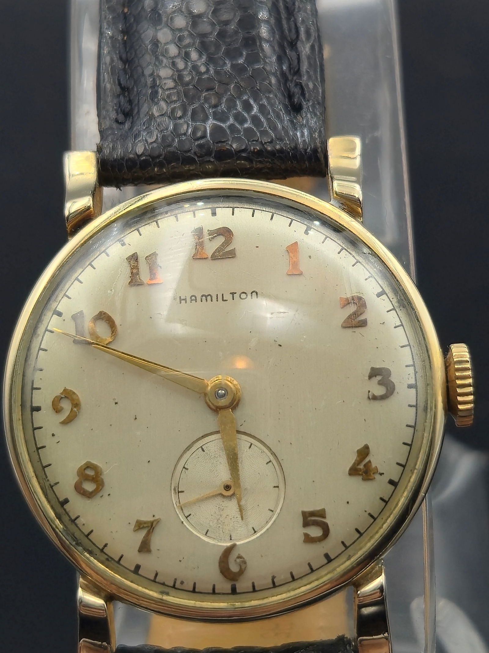 Vintage Hamilton "Neil" 14K Gold-Filled Manual Wind Wristwatch – 747 Movement – Running (1 of 10)