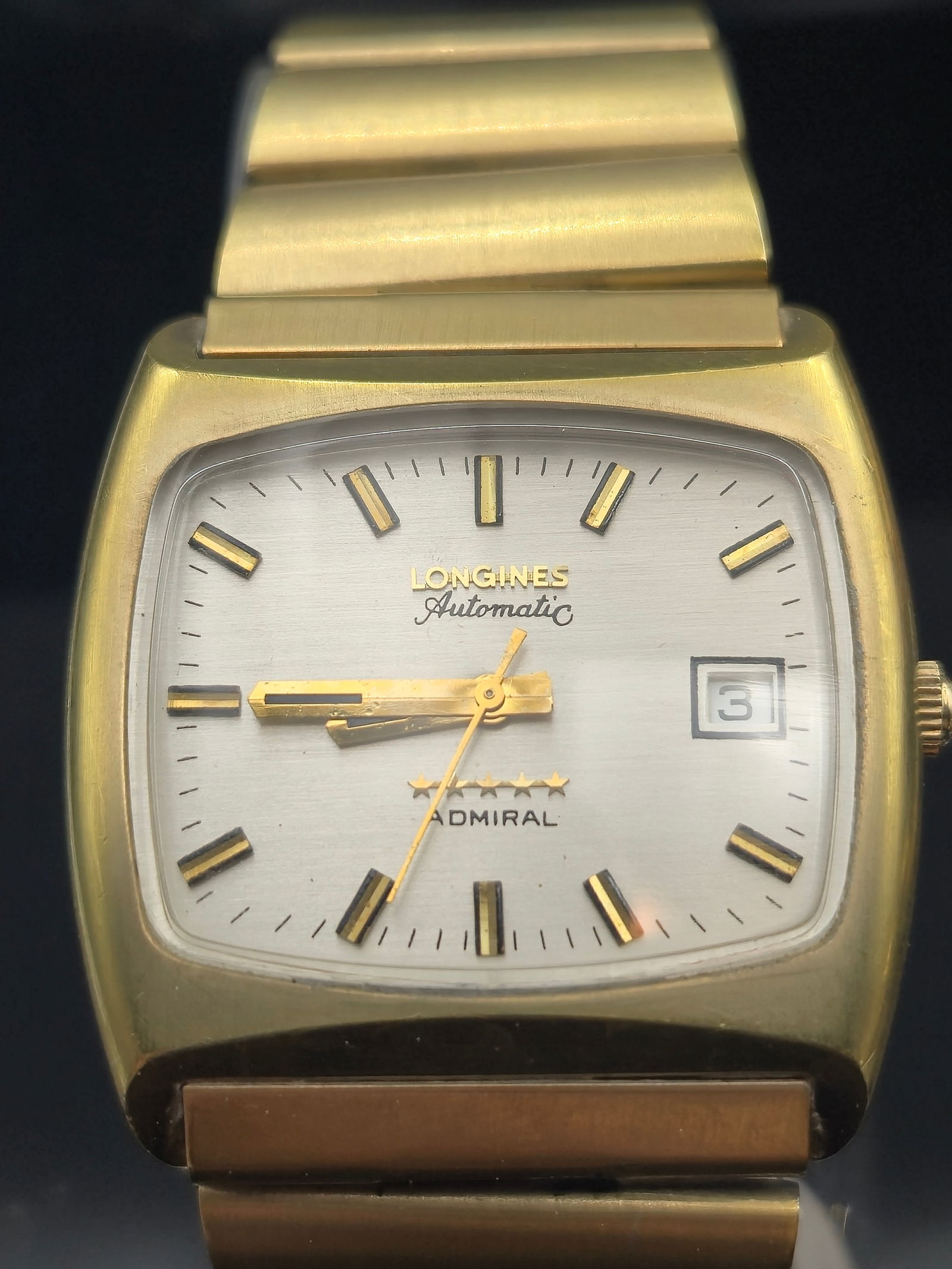 1977 Longines-Wittnauer Admiral Automatic Watch – Dave Bergman Yankees James P. Dawson Award – (1 of 12)