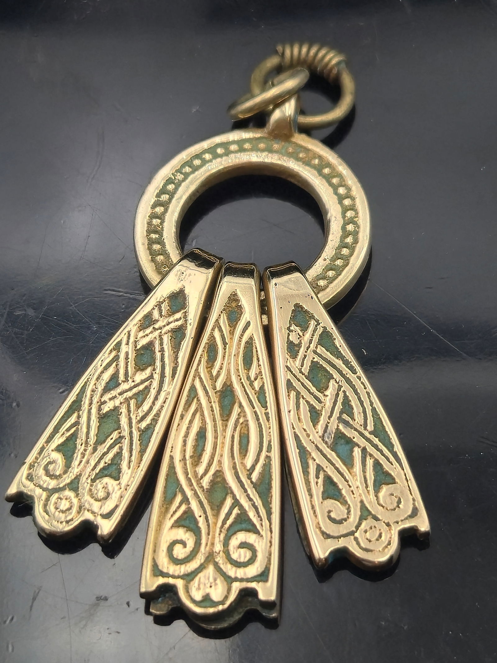 Kalevala Koru Finland Viking Revival Pendant – 1960s/70s, Norse Design, 20.9g (1 of 5)