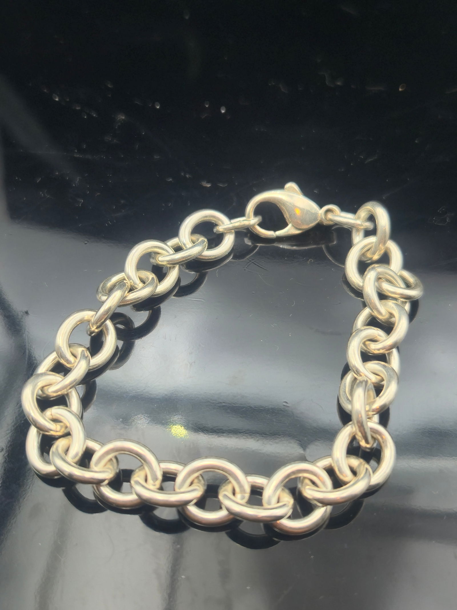 Tiffany & Co. Sterling Silver Link Bracelet, 28.1g, 8", with Original Pouch (1 of 6)