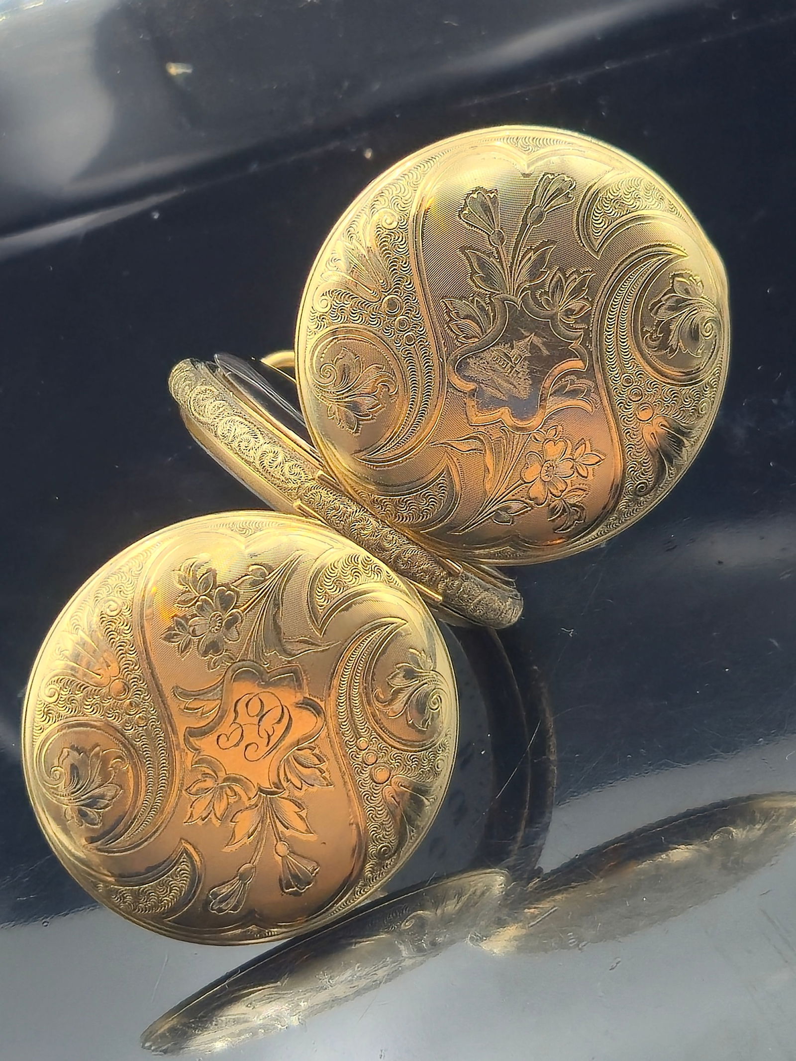 1902 Hamilton Grade 925 18s 17j Pocket Watch – Ornately Engraved Hunter Case (1 of 10)