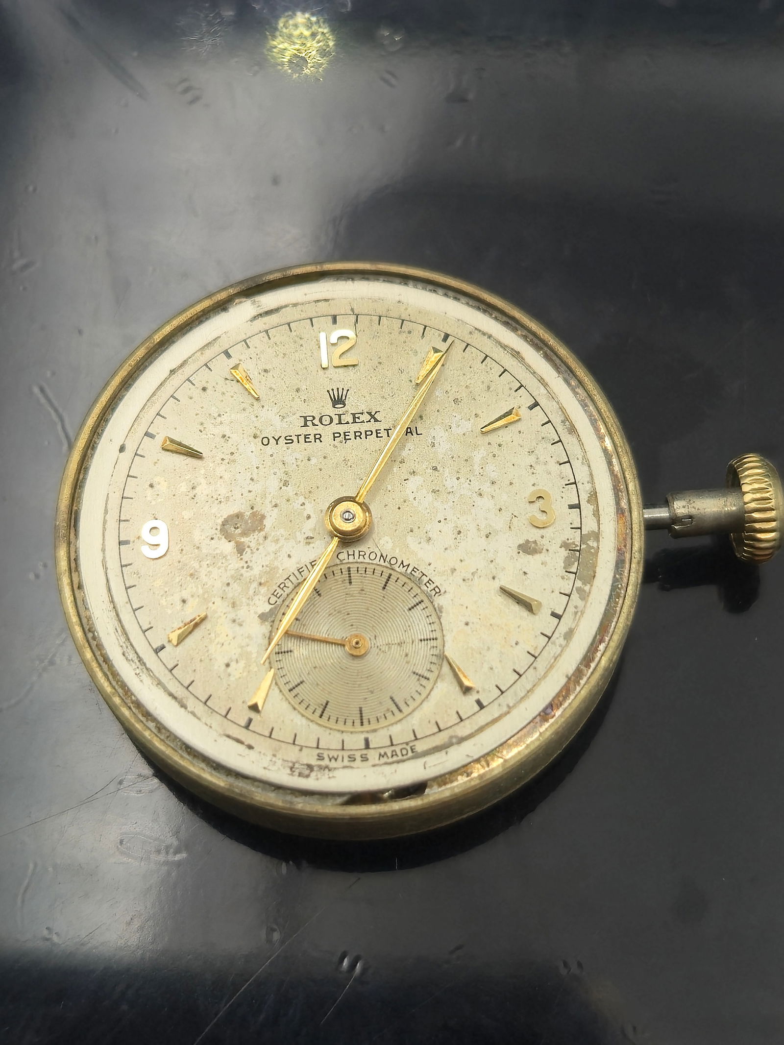 Vintage Rolex Oyster Perpetual Chronometer Movement – Caliber N41690 – Running (1 of 9)