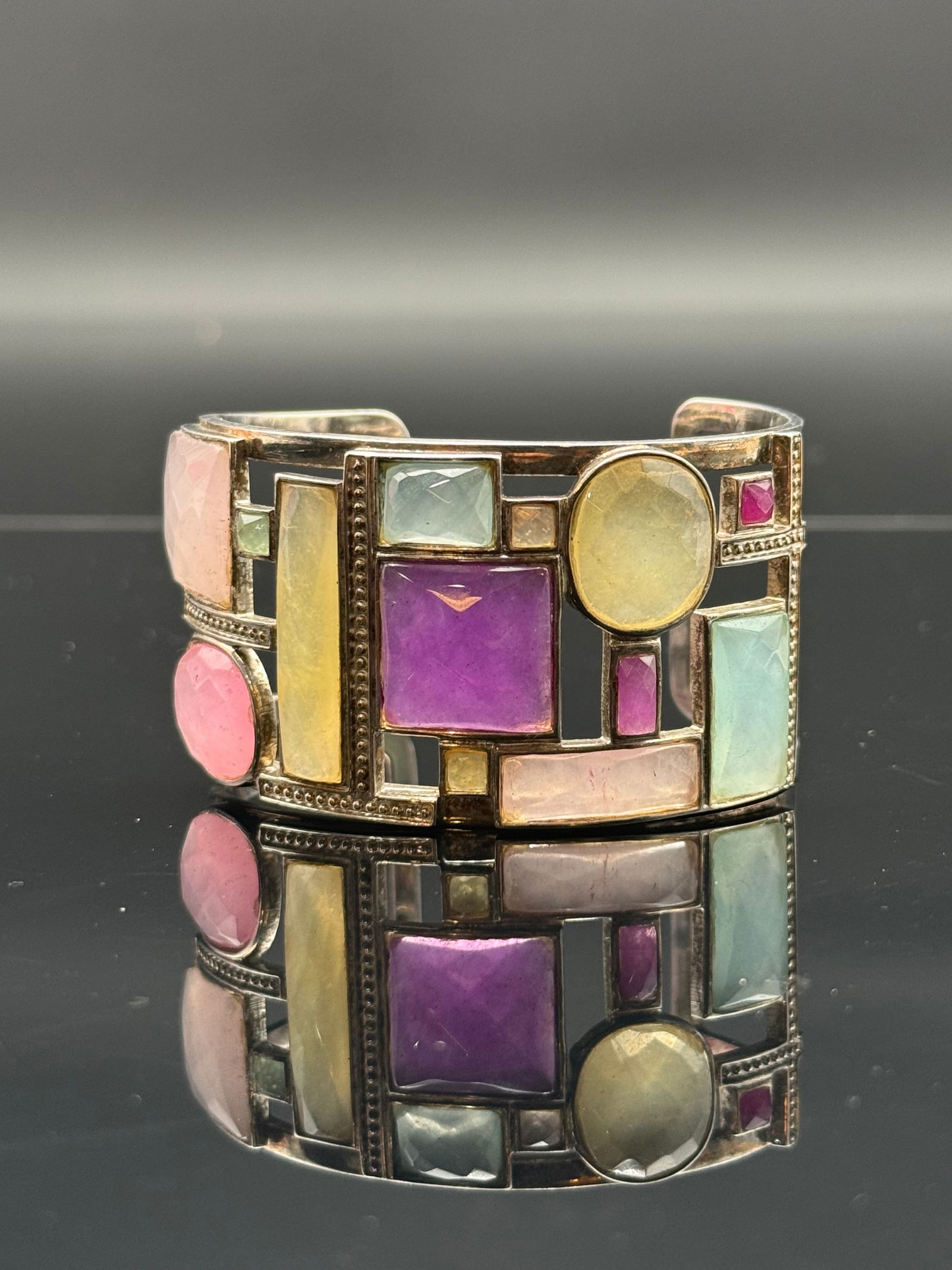 925 sterling silver multicolor bracelet (1 of 9)