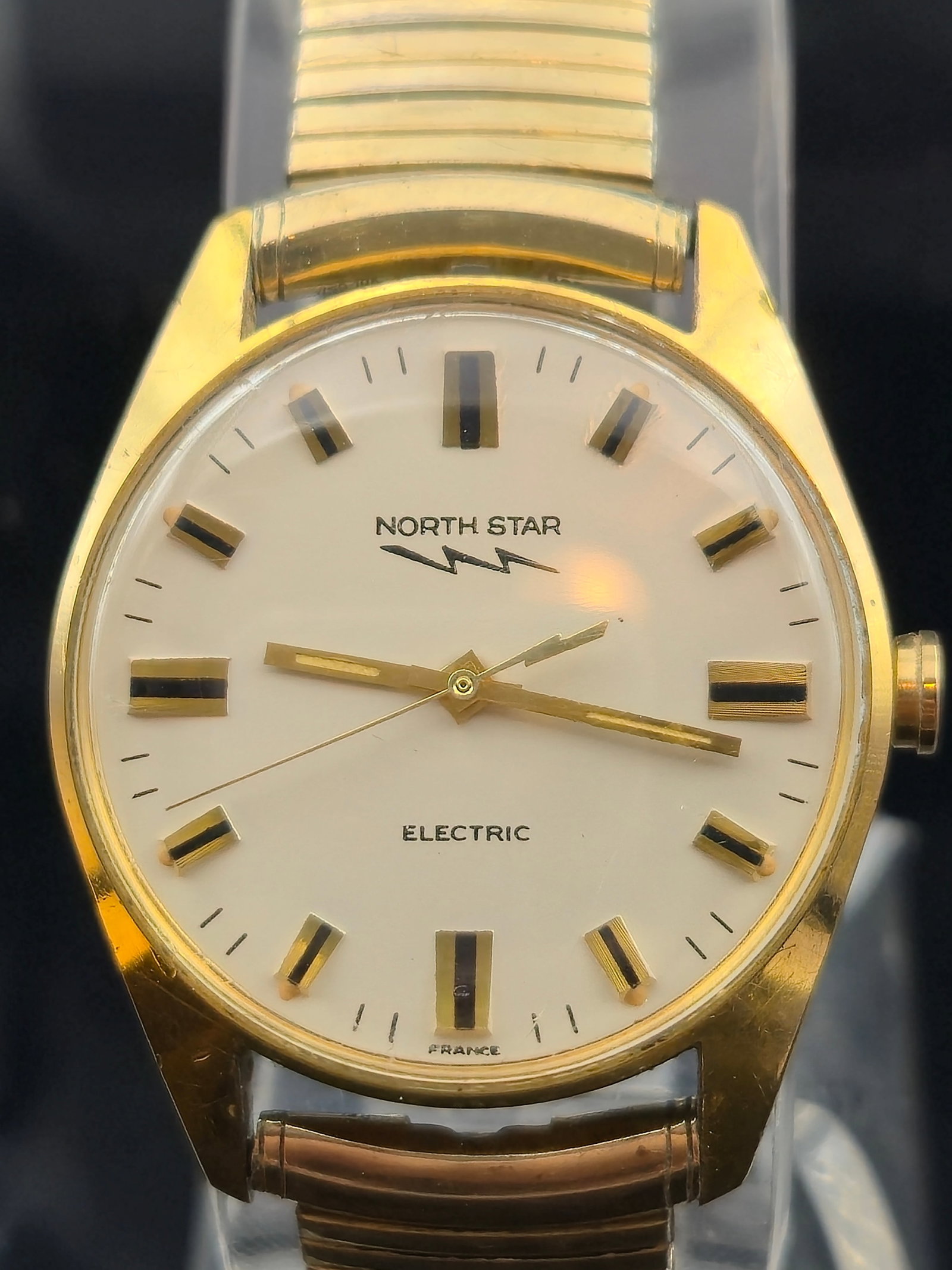 1970s North Star Electric 13J France Gold-Tone 33mm (1 of 7)