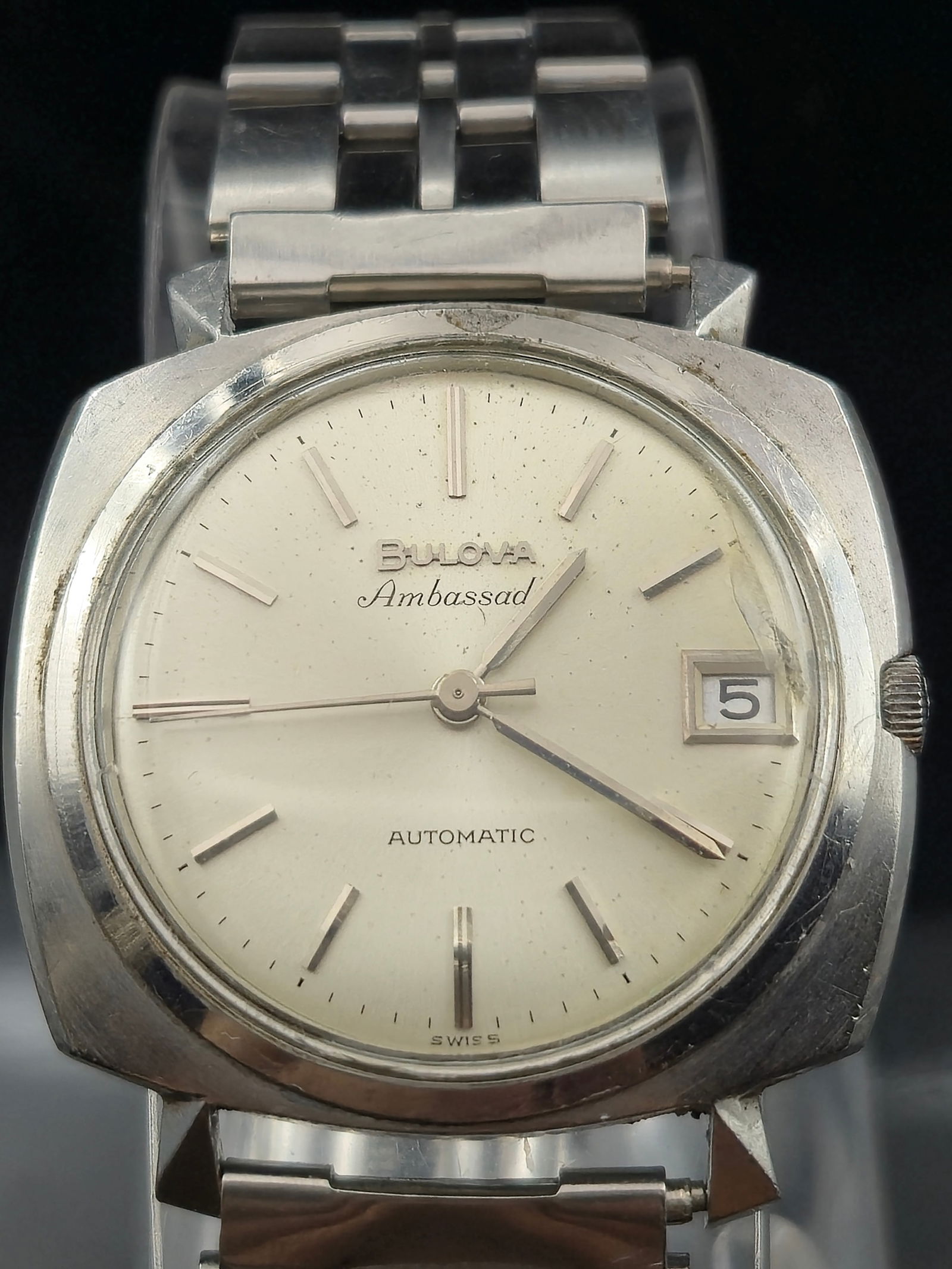 1971 Bulova Ambassador Automatic SS Date 36mm (1 of 10)
