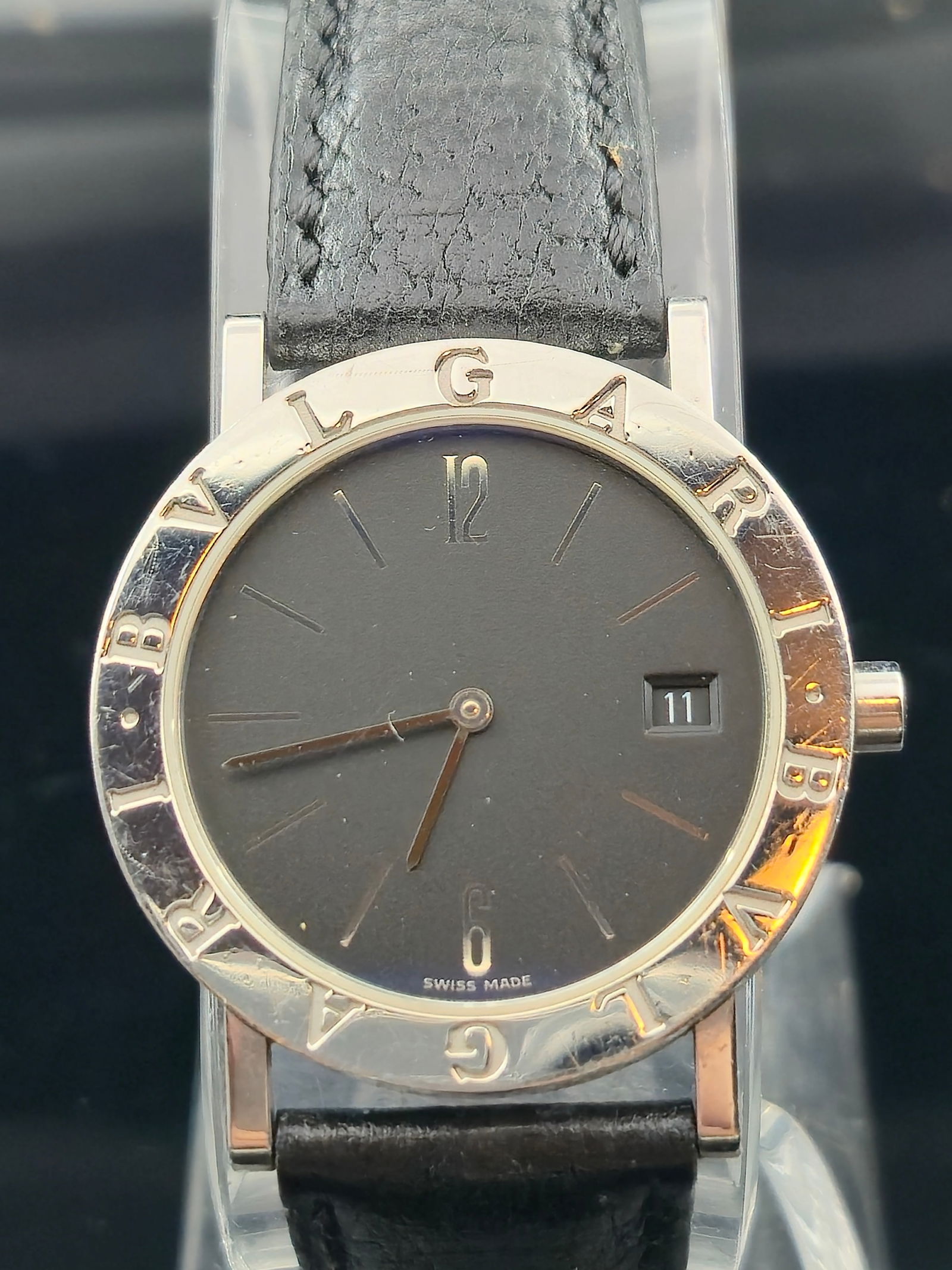 Bulgari BB33 SLD Stainless Steel Quartz Date Watch (1 of 7)