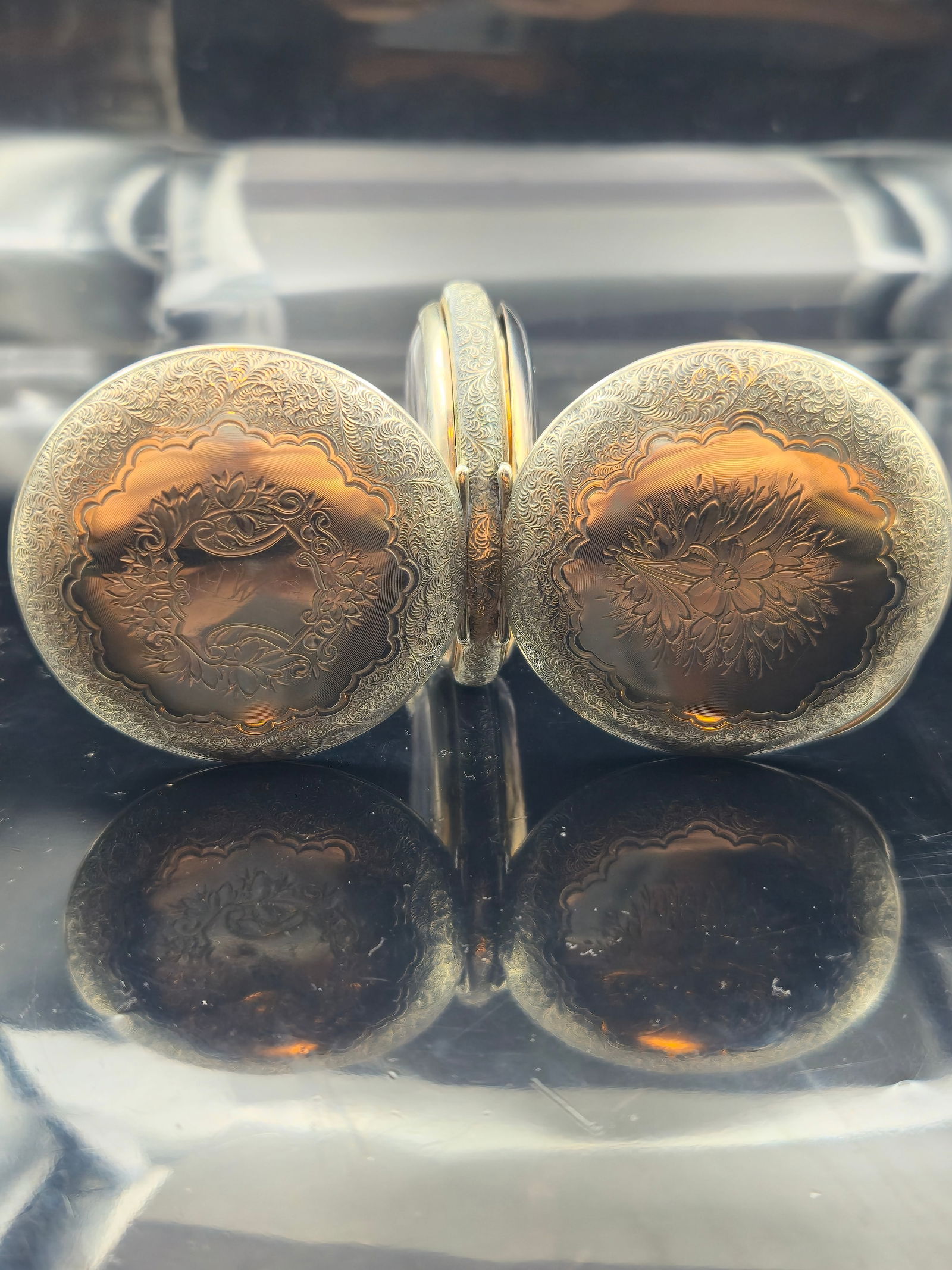 1894 Elgin Grade 96 18s 7J Hunter Pocket Watch w/ Dog Portrait Dial (1 of 15)