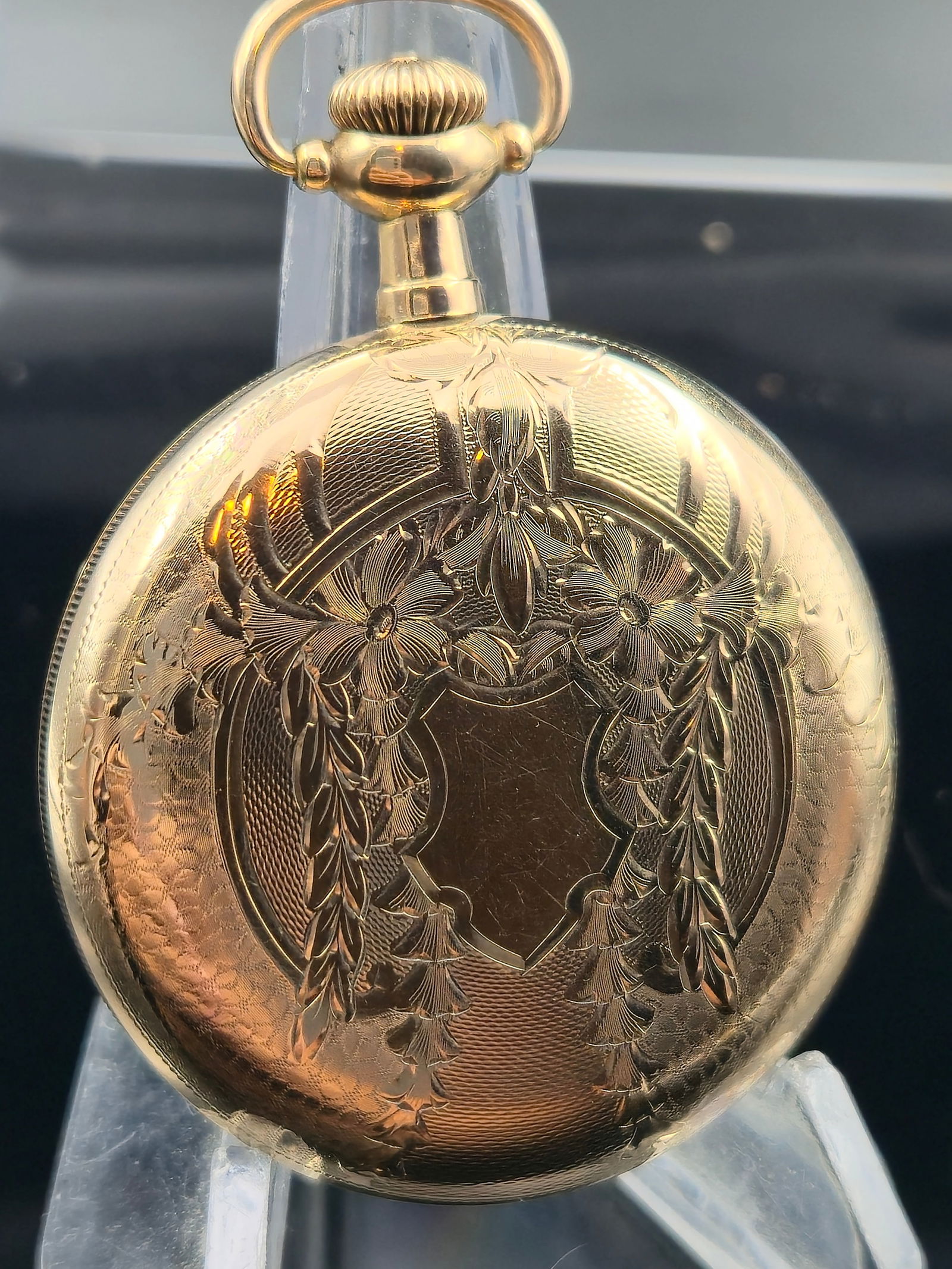 1918 Elgin Grade 313 16s 15J SWCCo 20Yr GF OF Pocket Watch Arabic Dial (1 of 9)