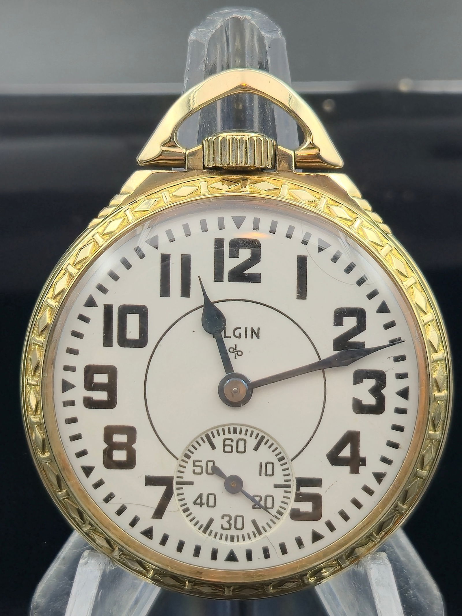 1952 Elgin B.W. Raymond 571 21J Railroad Pocket Watch (1 of 8)