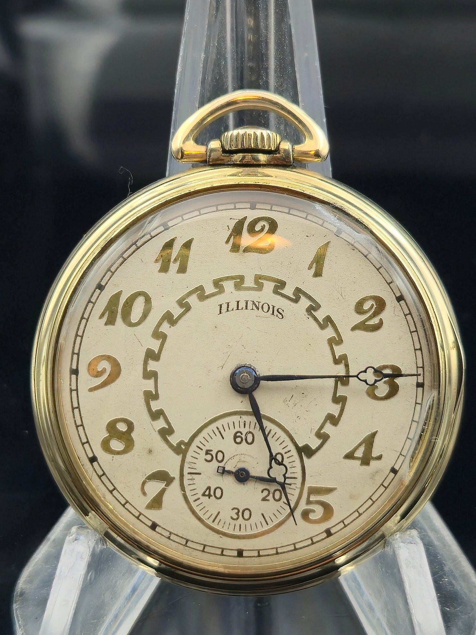1925 Illinois Time King 21J 12s Pocket Watch GF (1 of 9)