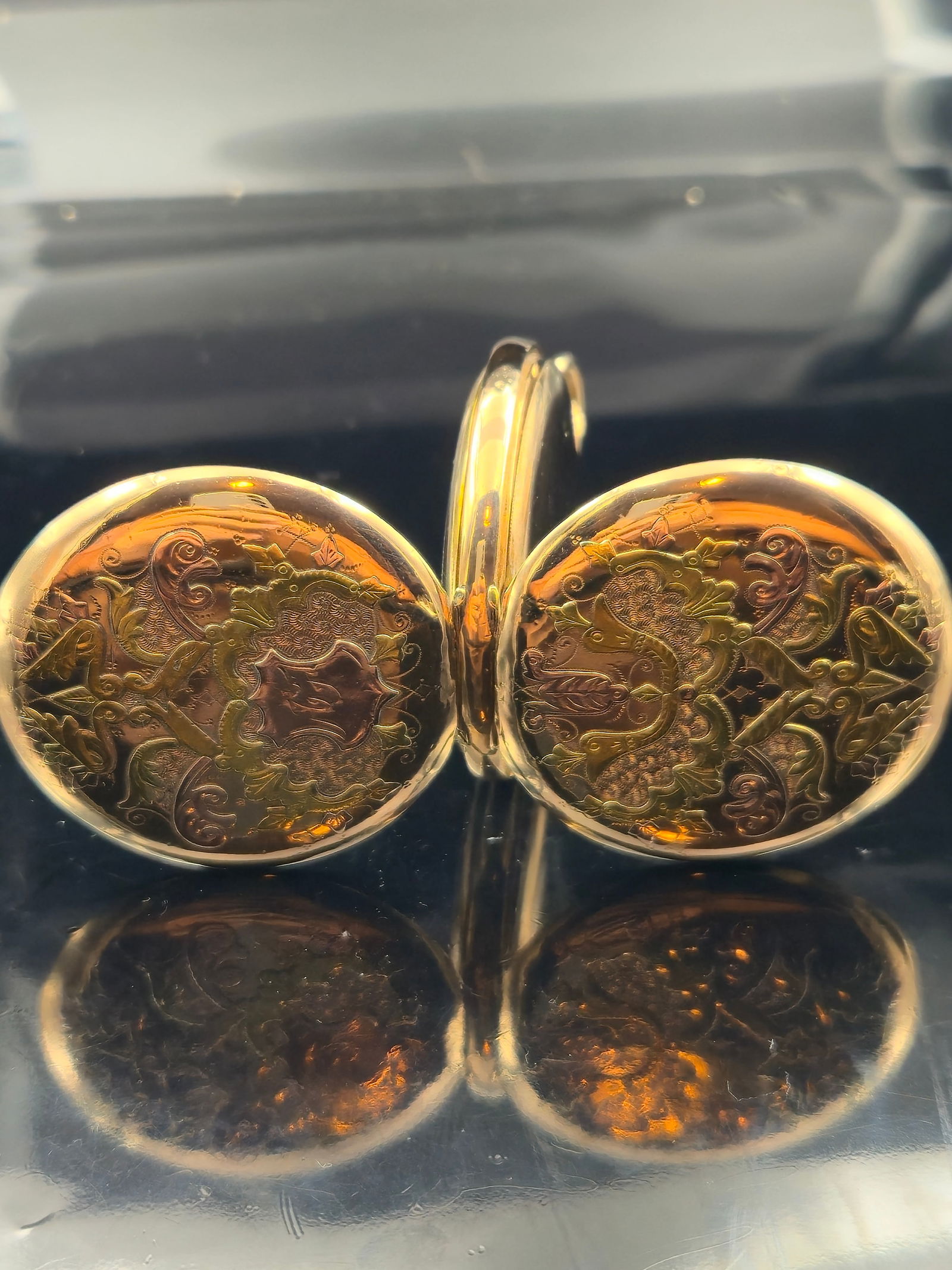 1904 Elgin Grade 233 15J 12s Hunting 14K GF Karat Gold Inlay Fancy Dial Pocket Watch: This is a 1904 Elgin National Watch Co. Grade 233 hunting pocket watch, featuring a 15-jewel nickel 3/4 plate movement (serial #10492265) with screw-set jewels, safety pinion, and Breguet hairspring.