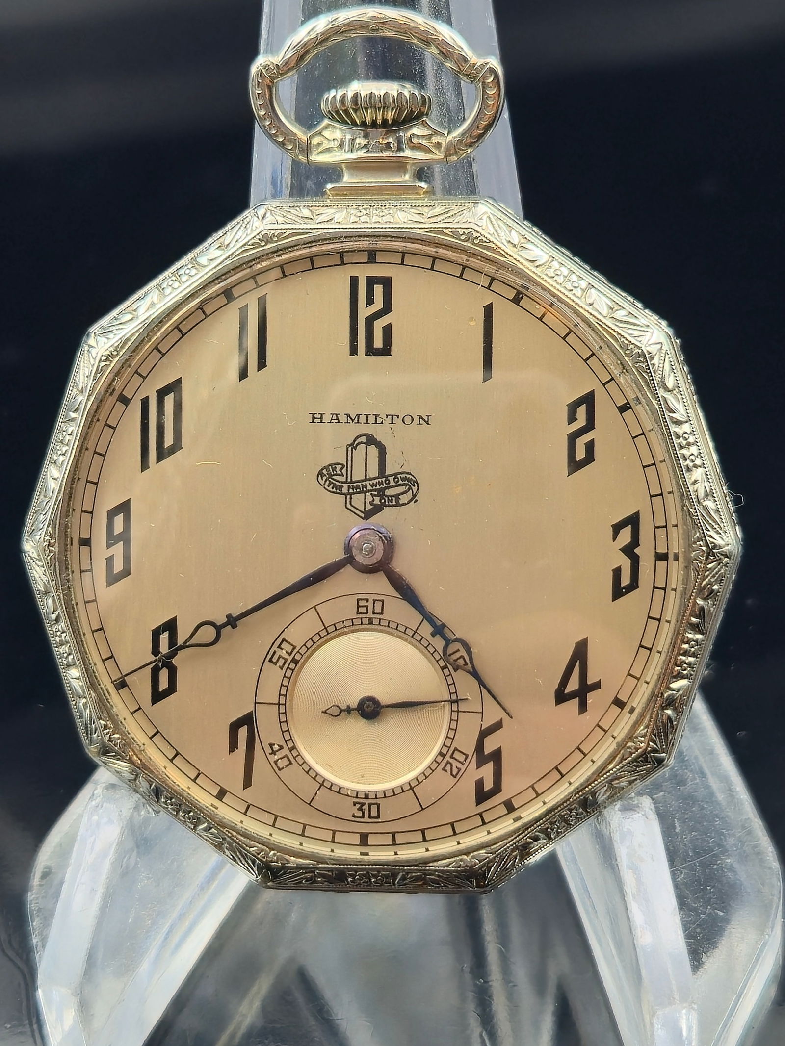 1926 Hamilton Grade 912 17J 14K GF Wadsworth Pocket Watch – Packard “The Man Who Owns One” (1 of 9)