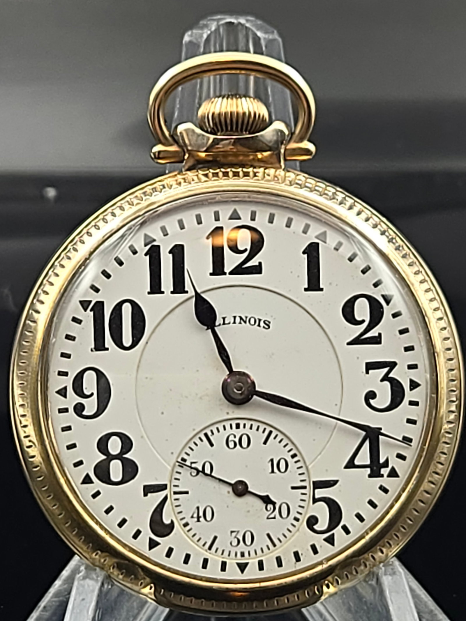1928 Illinois Bunn Special 16s 21J Type III 60-Hour Adj. 6 Pos. Railroad Grade Pocket Watch – 10K (1 of 10)