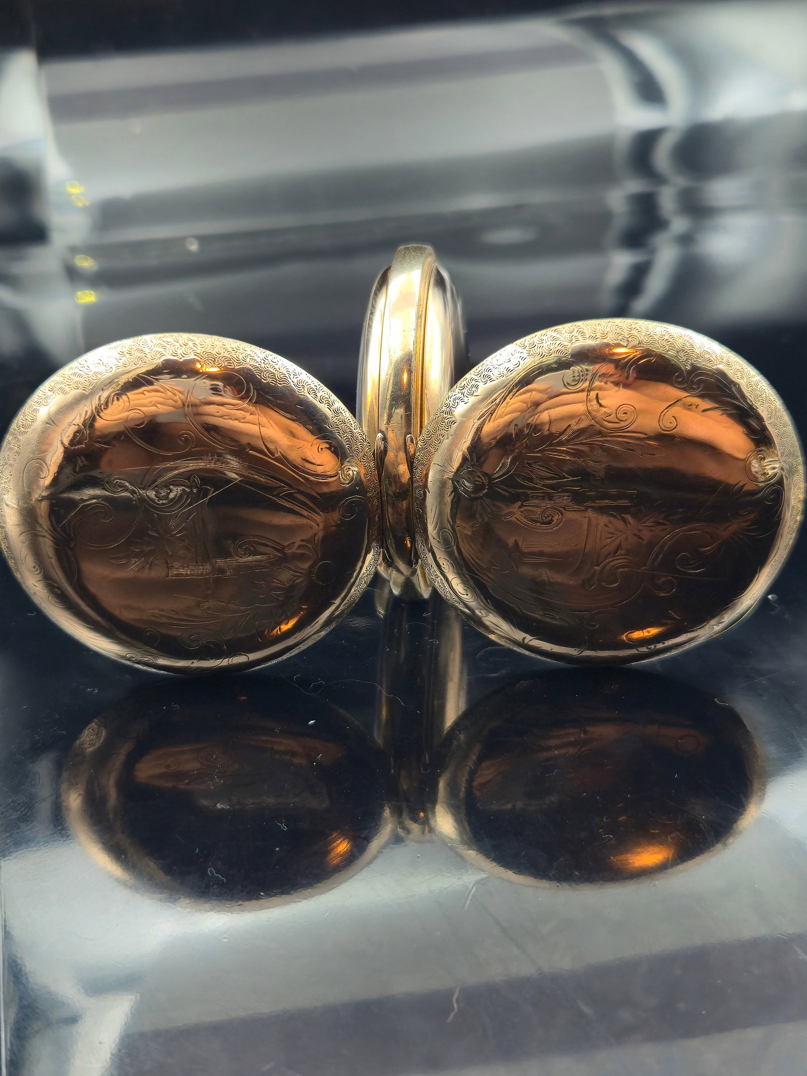 1897 Elgin B.W. Raymond 18s 17J Adj. RR Grade Hunting Case Pocket Watch – Gold-Filled Engraved (1 of 14)