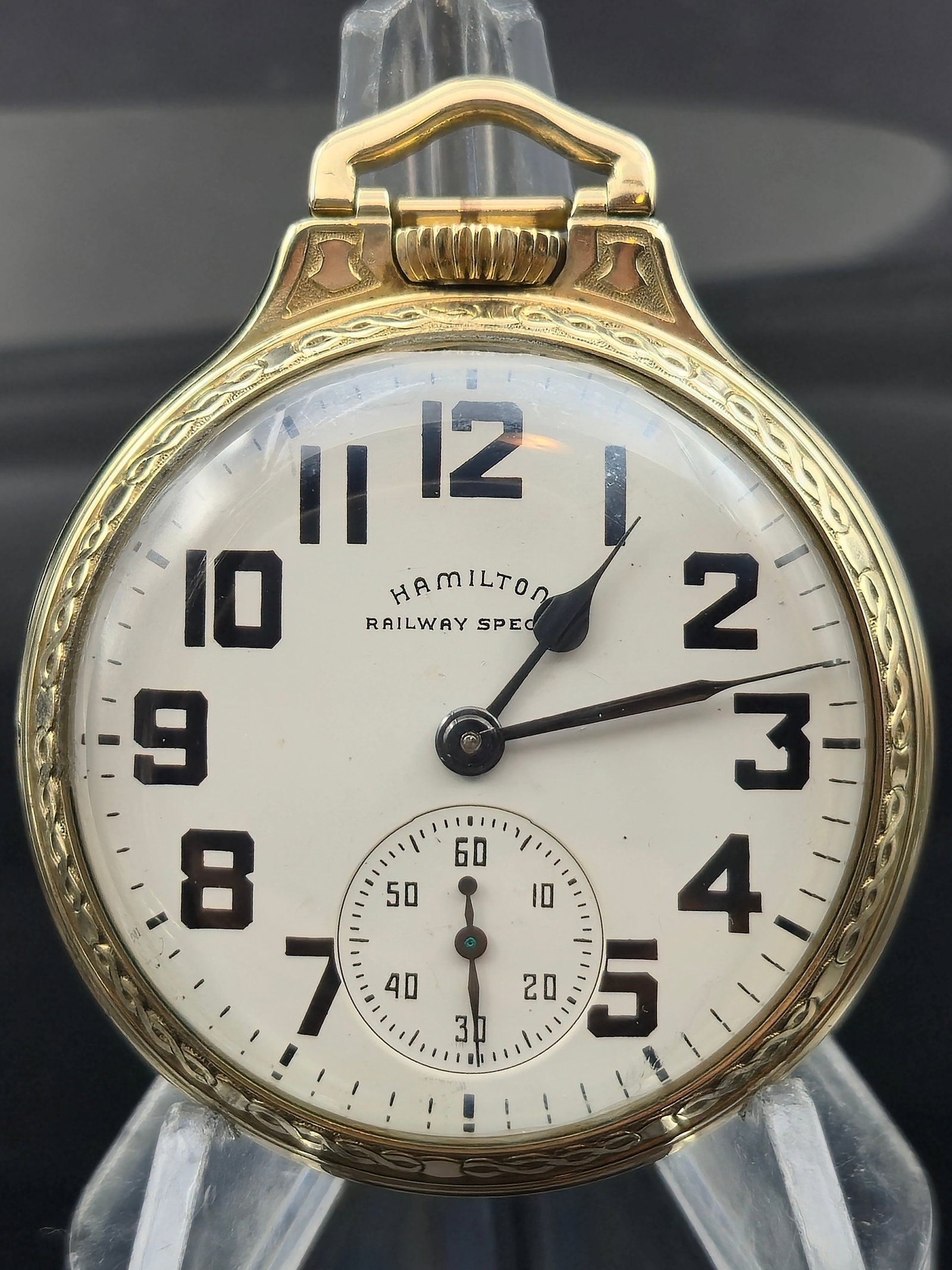 1951 Hamilton 992B 21J 16s RR Grade Pocket Watch in Star 10K GF Case (1 of 9)