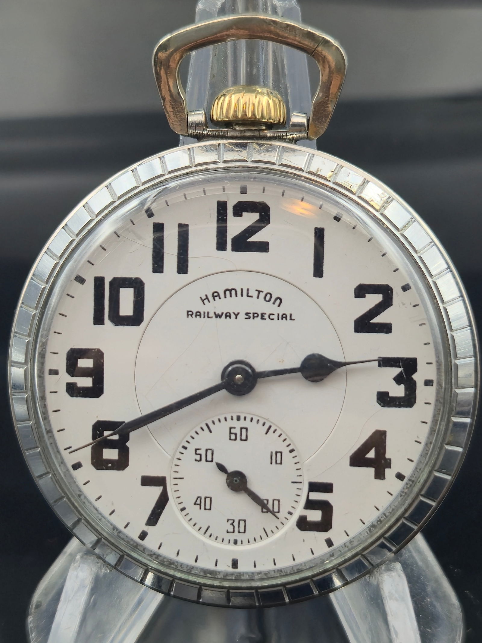 1958 Hamilton 992B Railway Special 21J 16s in Original SS Factory Case (1 of 9)