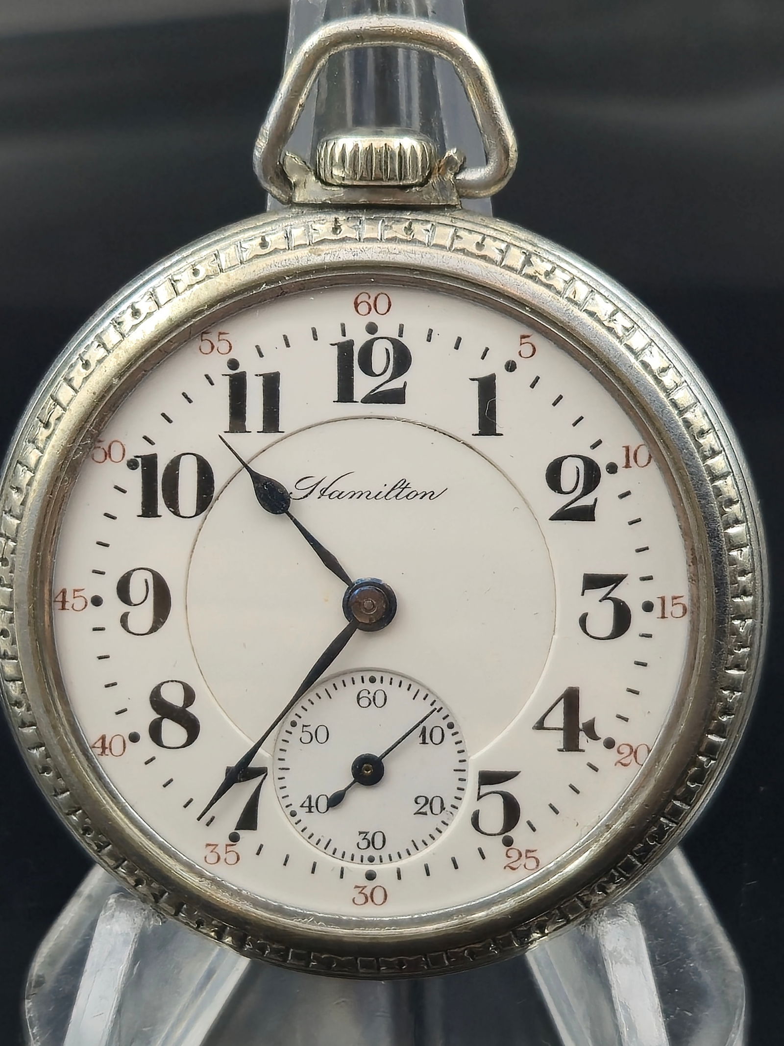 1927 Hamilton 992 21J 16s Railroad Pocket Watch (1 of 9)