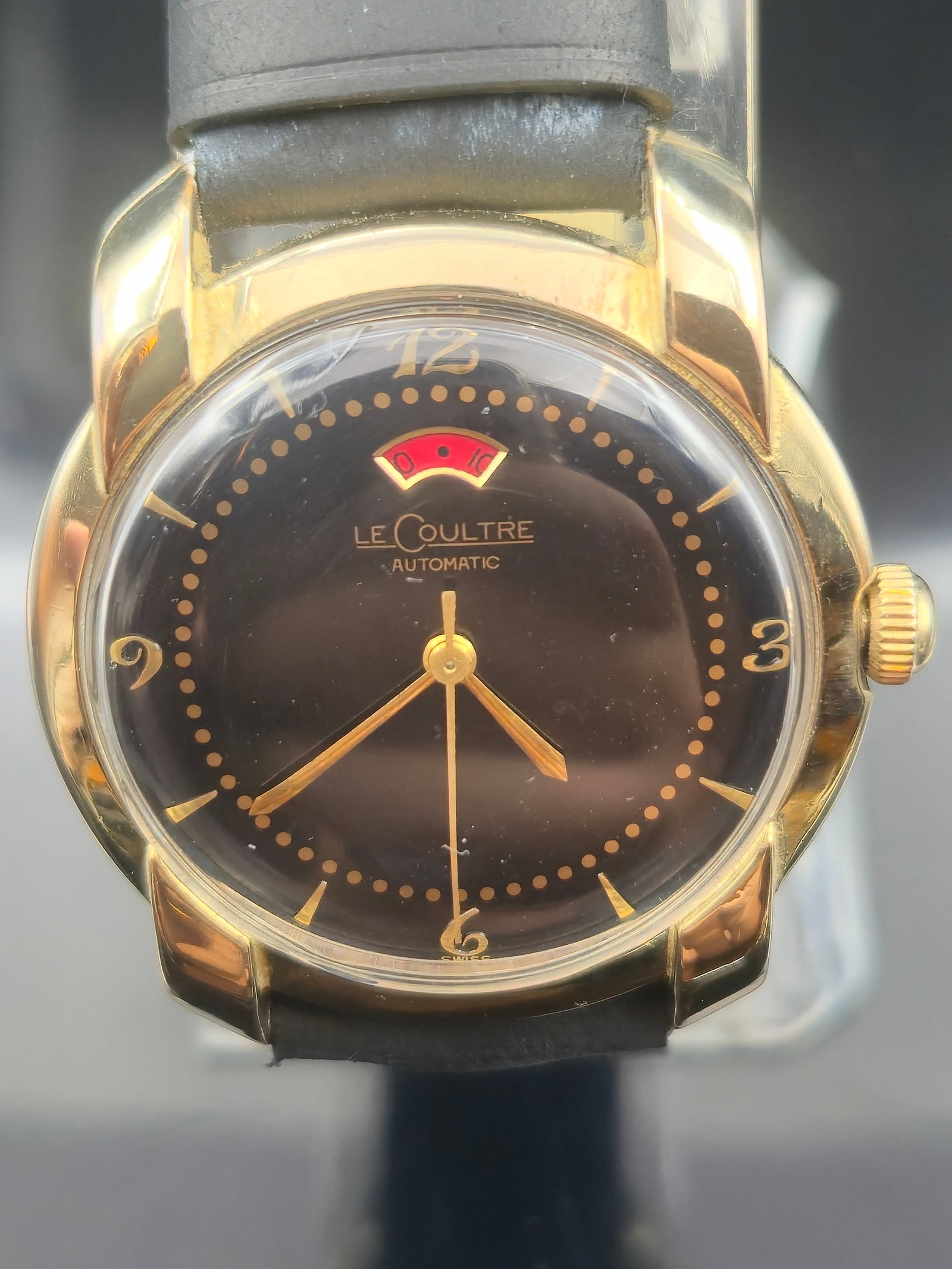 1950s LeCoultre Powermatic 10K GF Automatic Cal. 481 Running (1 of 11)