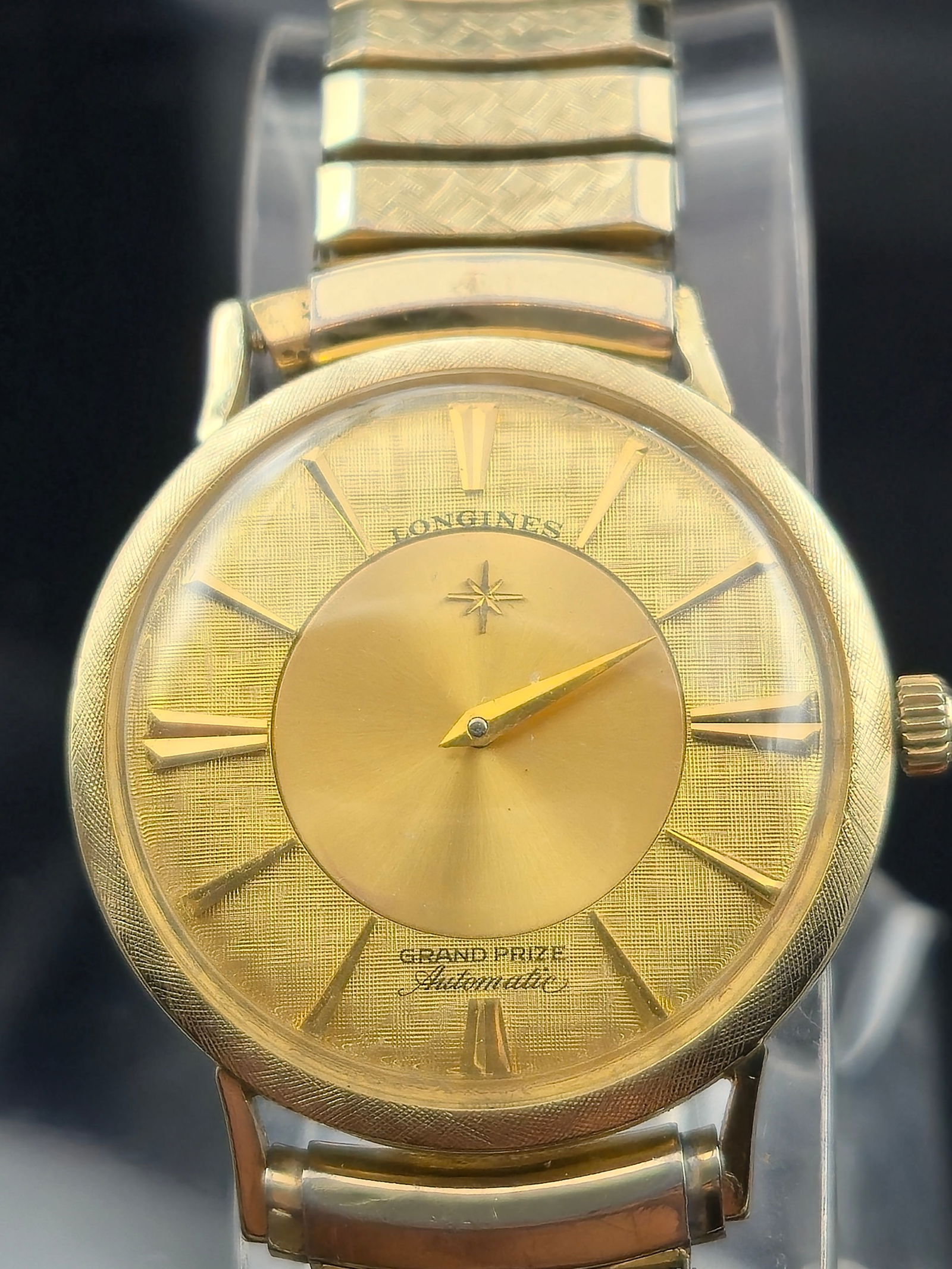 1960s Longines Grand Prize Automatic 10K GF Mystery Dial (1 of 9)