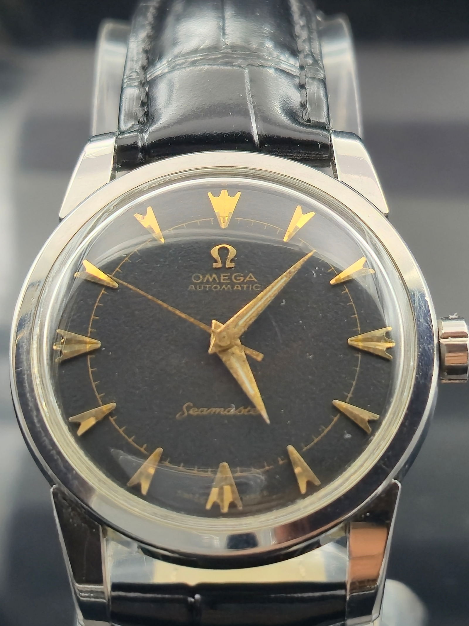 1958 Omega Seamaster Automatic Ref. 2846-2848 Cal. 501 Black Dial 34mm Serviced (1 of 12)