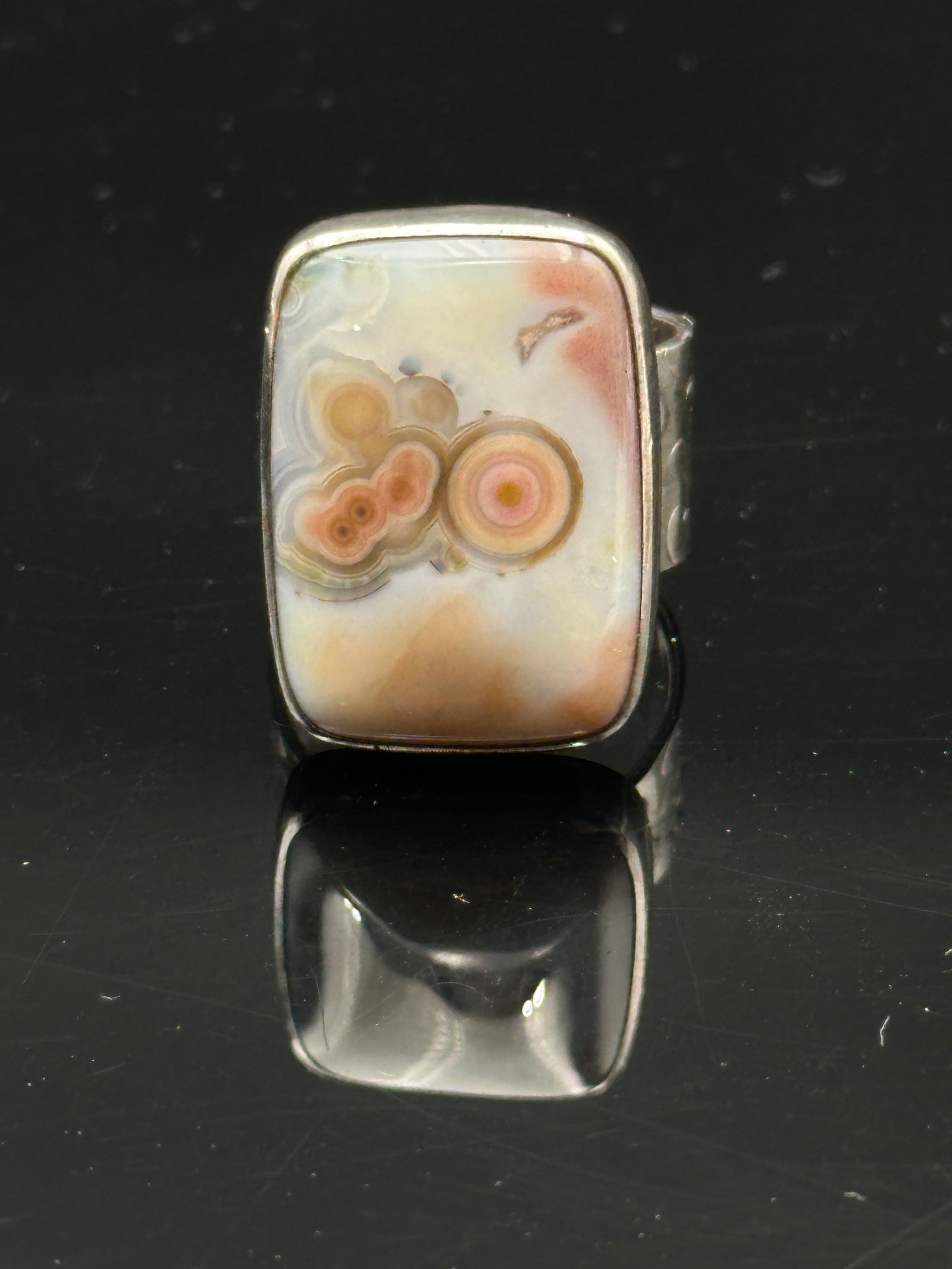 Sterling Silver Ocean Jasper Statement Ring (1 of 6)