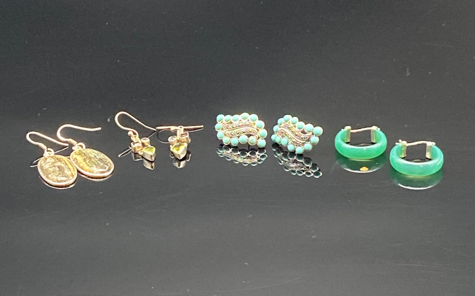 Sterling Silver & Gemstone Earrings (1 of 7)