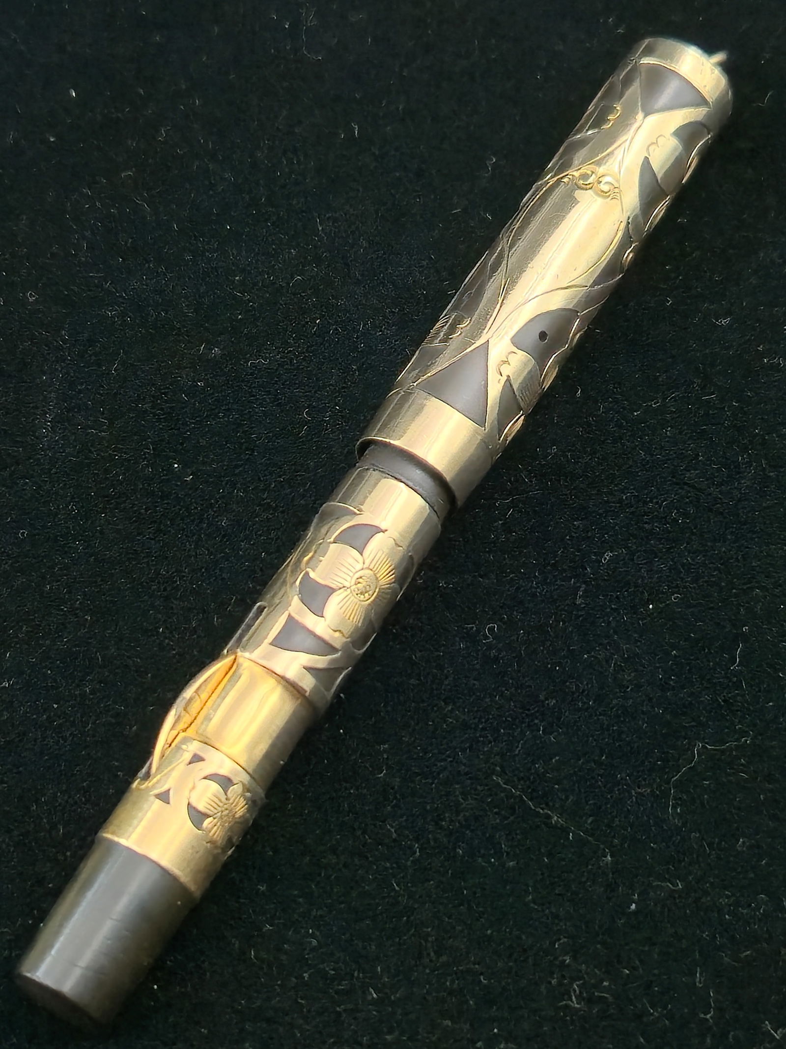 Conklin Toledo Gold-Filled Filigree Fountain Pen w/ 14K Nib c.1915 (1 of 9)