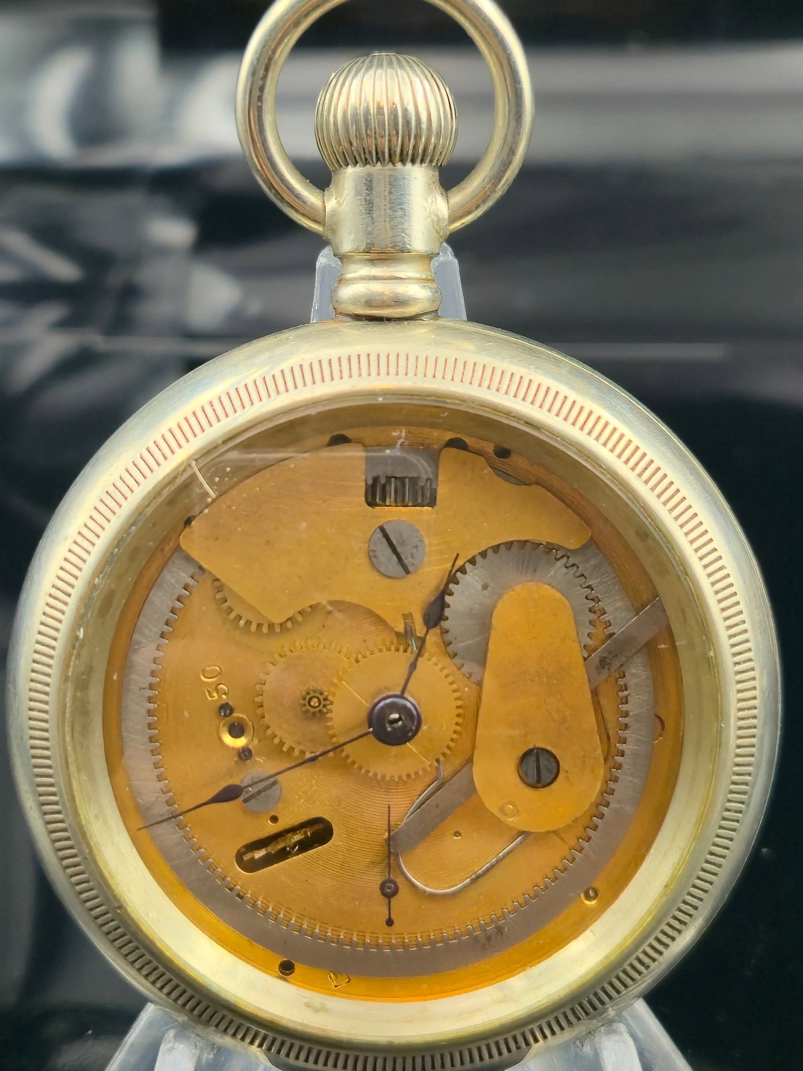 New York Standard Grade Worm 18s 5J Skeleton Pocket Watch c.1889 (1 of 8)