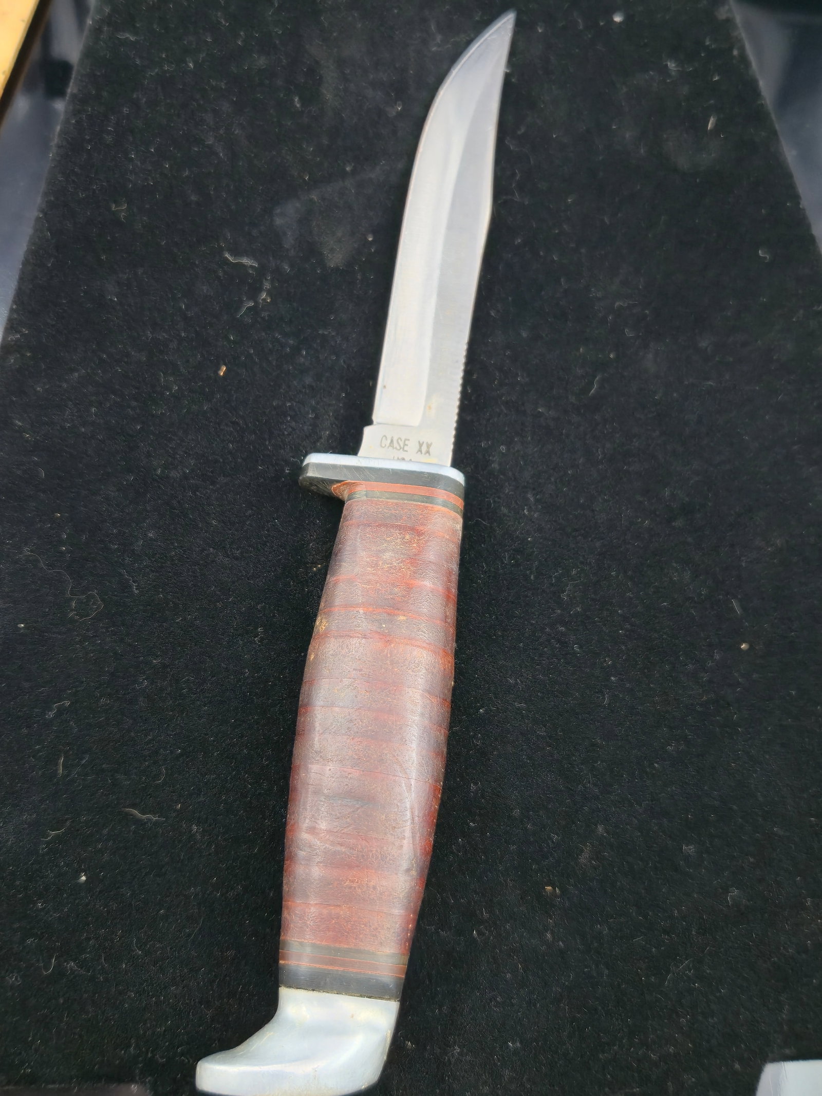 Case XX 3 Finn SSP Fixed Blade Knife w/ Leather Sheath (1 of 6)