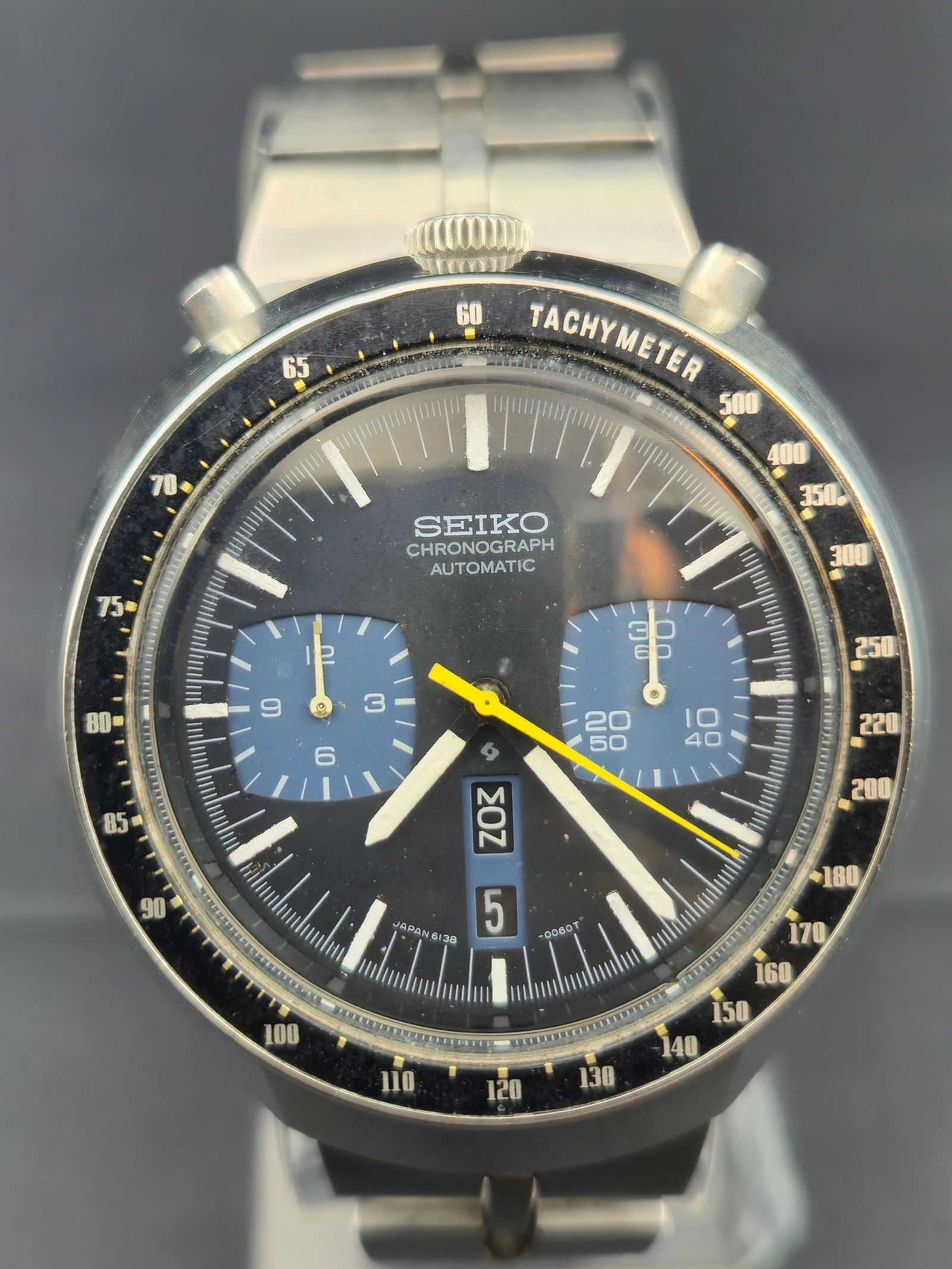 Seiko 6138-0040 “Bullhead” Automatic Chronograph, 1976, Fully Functional (1 of 8)