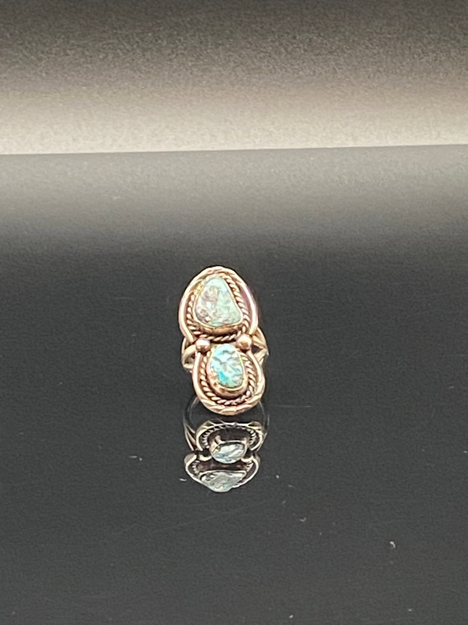 Vintage Sterling Silver Turquoise Ring (1 of 5)