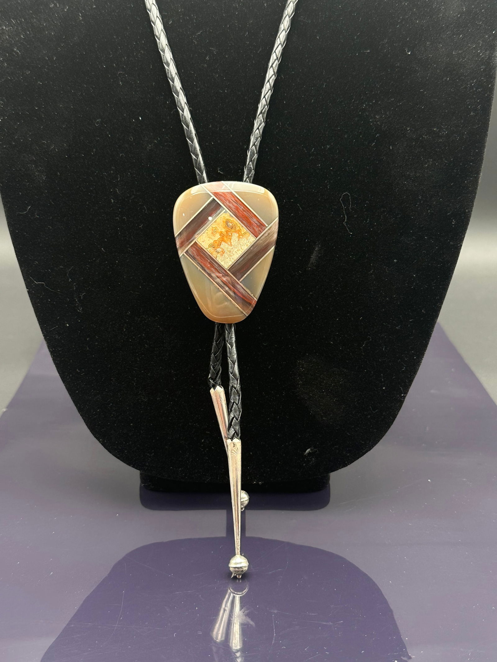 Antique-style pocket watch chain bracelet with multiple fine strands joined by a filigree medallion (1 of 7)