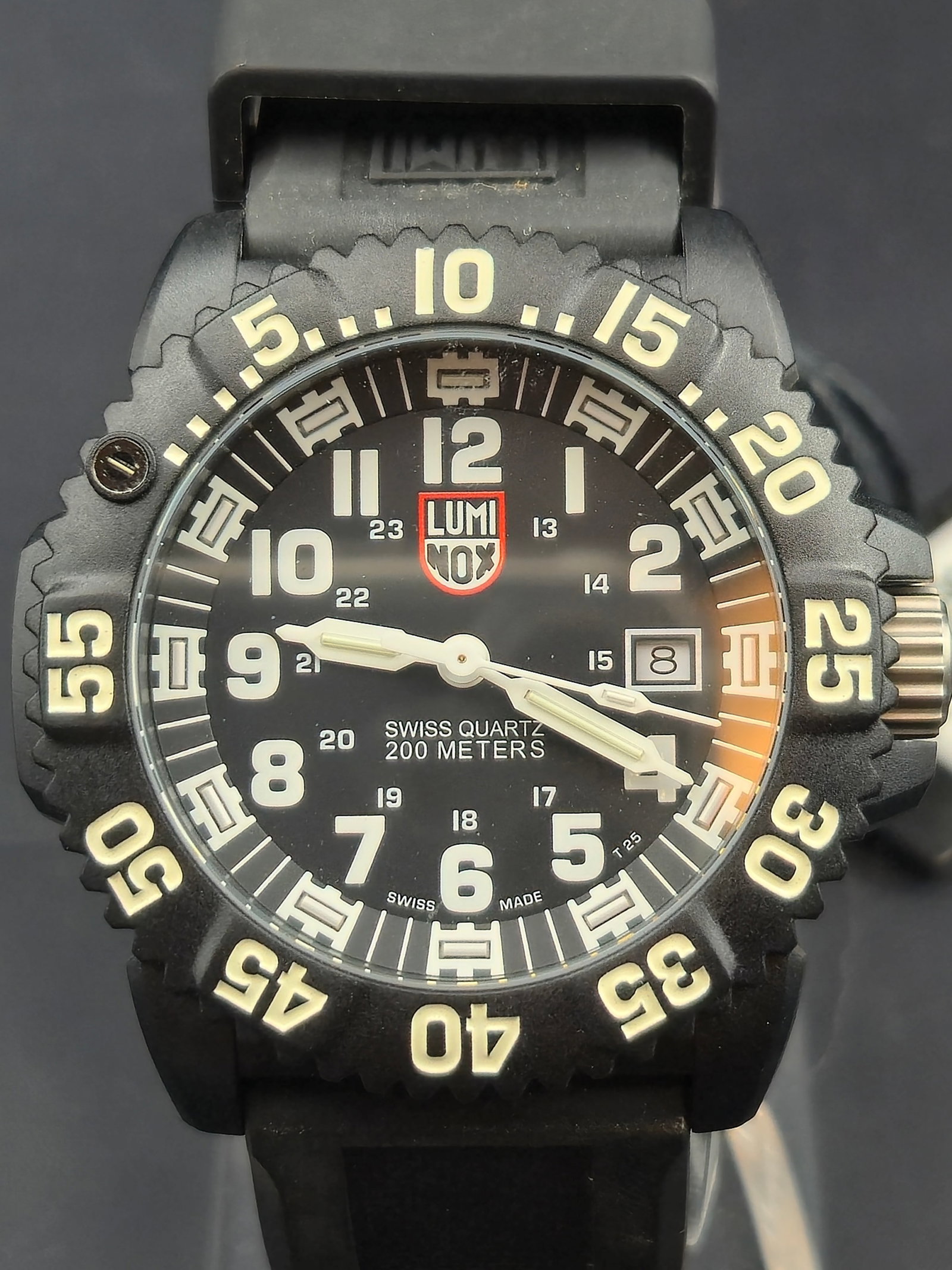 Luminox Navy SEAL Colormark 3051 Series 44mm Swiss Quartz Diver Watch 200M Black Carbon Case w/tags (1 of 7)