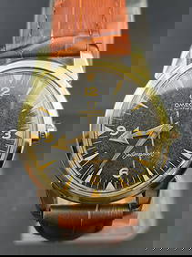 1957 Omega Seamaster Ref. 2846/2848 34.5mm Gold-Cap Automatic Cal. 501 Black Dial (1 of 11)