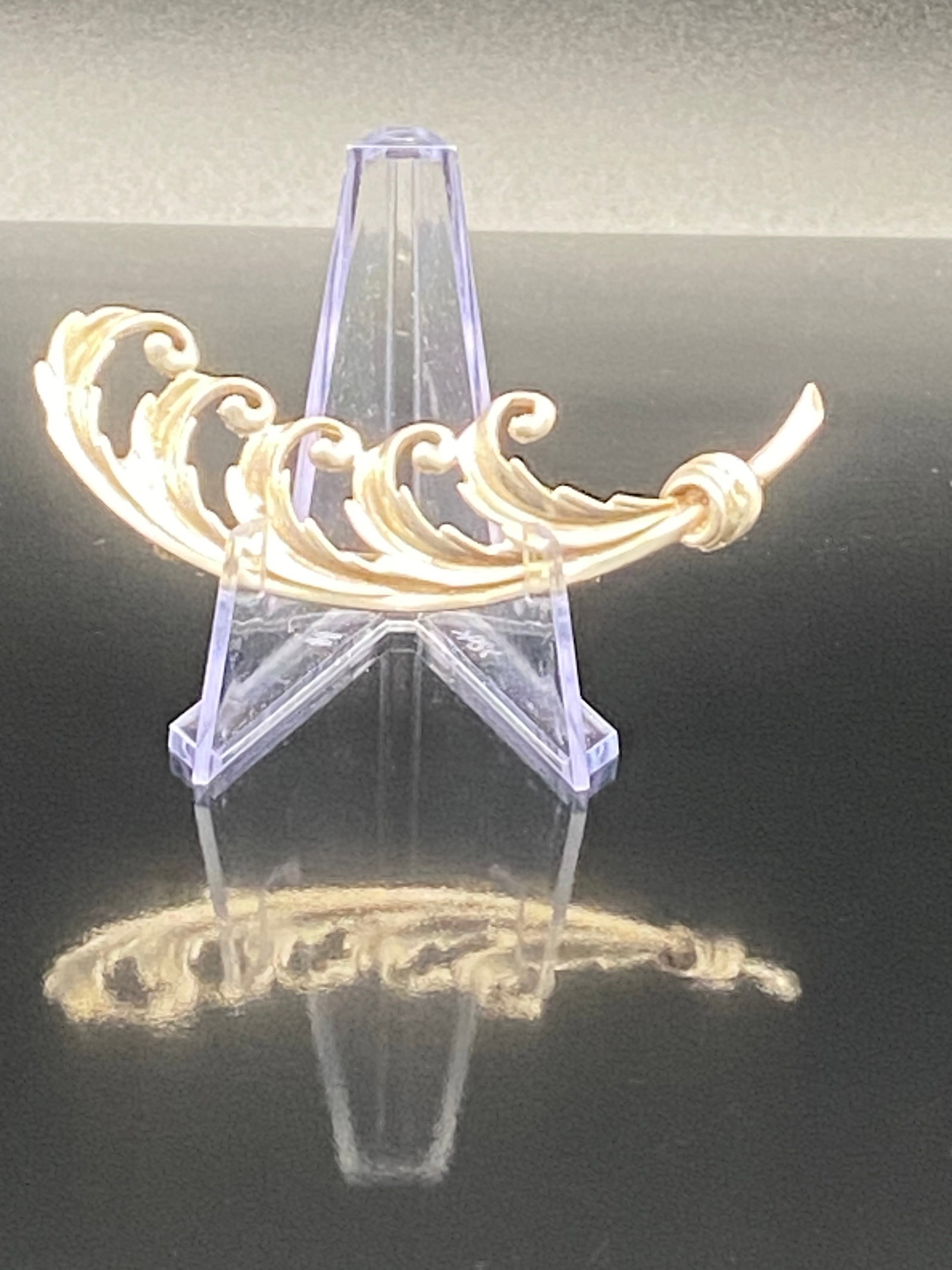 Vintage Sterling Silver Foliate Scroll Brooch (1 of 5)