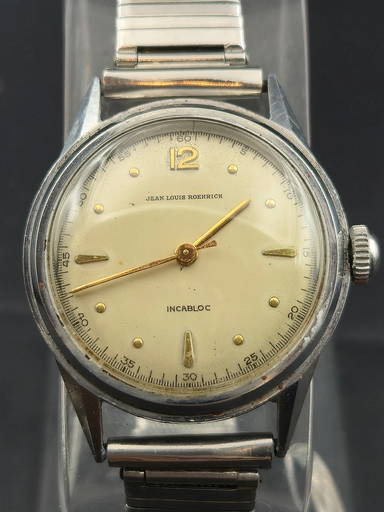 17 Jewels Incabloc Exactus Uhr Gold Vintage Exactus 17 Jewels