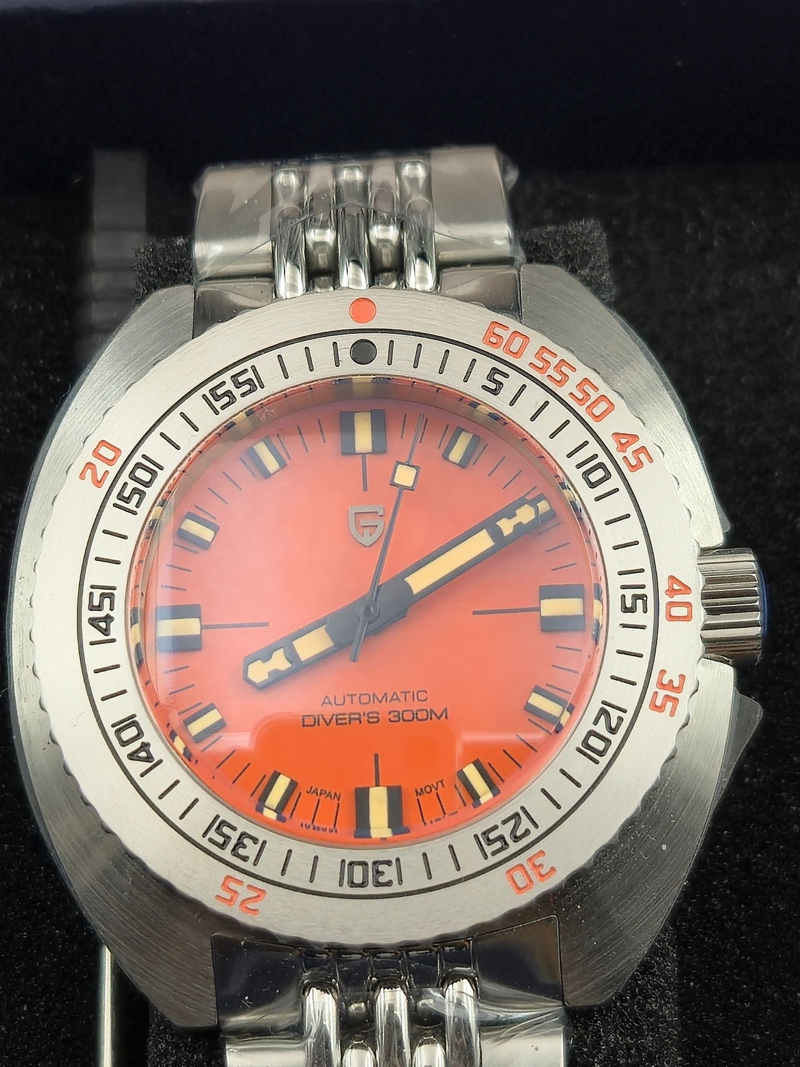 Modern Pagani Design PD-1719 Automatic Diver 300M 40mm Orange Dial New w/ Box (1 of 10)