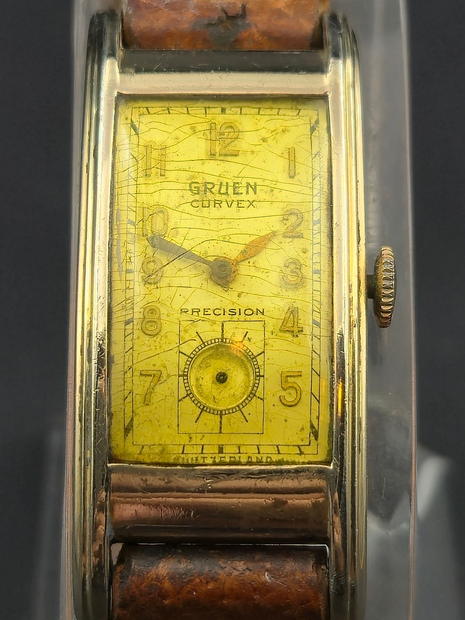 1937 Gruen Curvex Precision 14K GF Tank Watch 22mm Cal. 311 17J (1 of 10)