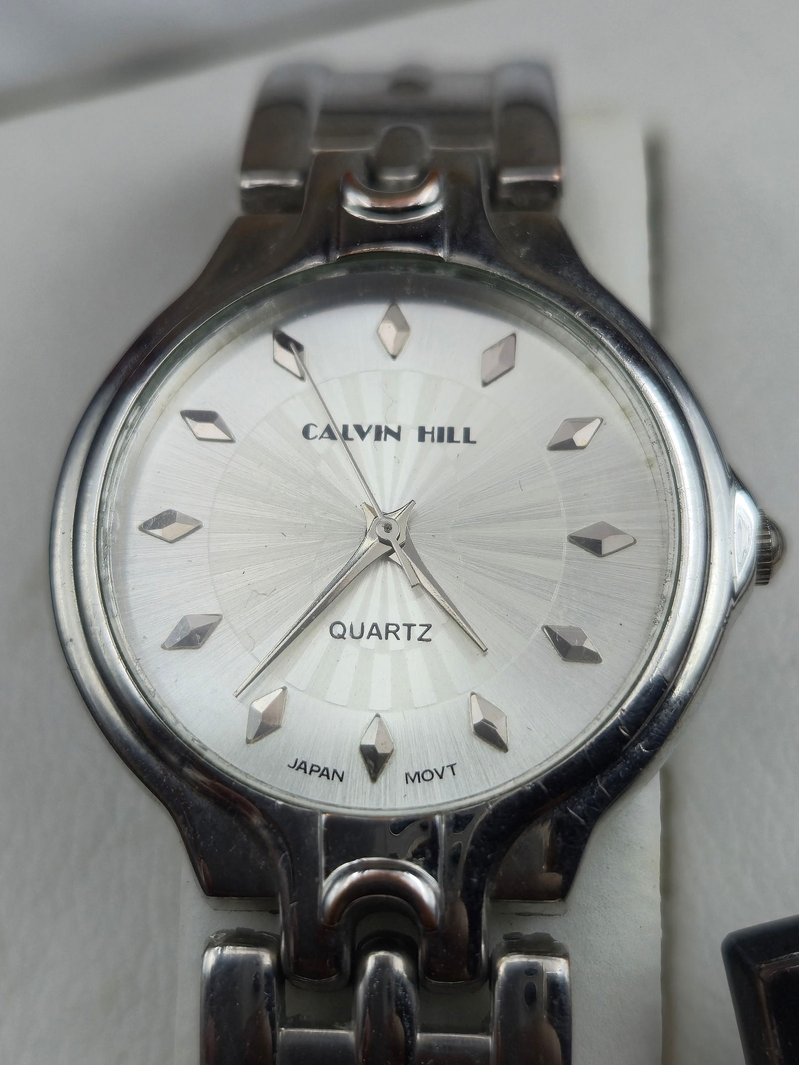 Calvin Hill Ladies Quartz Dress Watch Stainless 26mm w/ Box & $249.99 Tag Running (1 of 8)