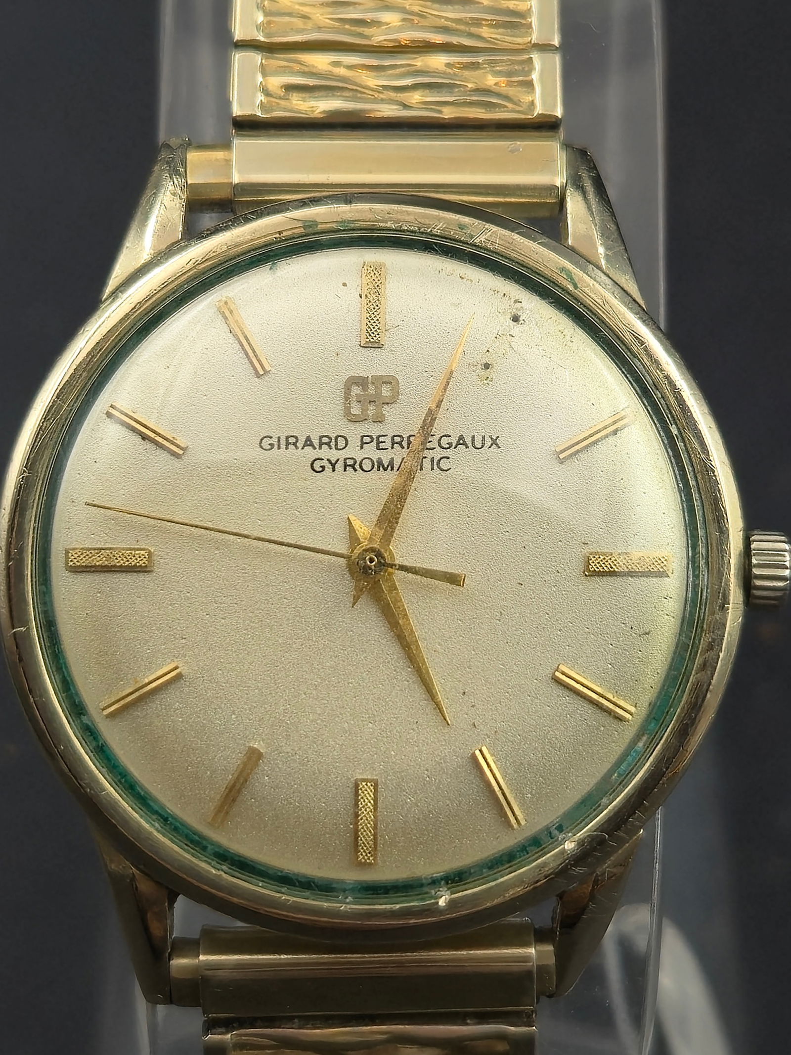 1960s Girard-Perregaux Gyromatic Automatic, 34mm, 17j, 10K GF Case, Swiss Dress Watch, Runs (1 of 13)