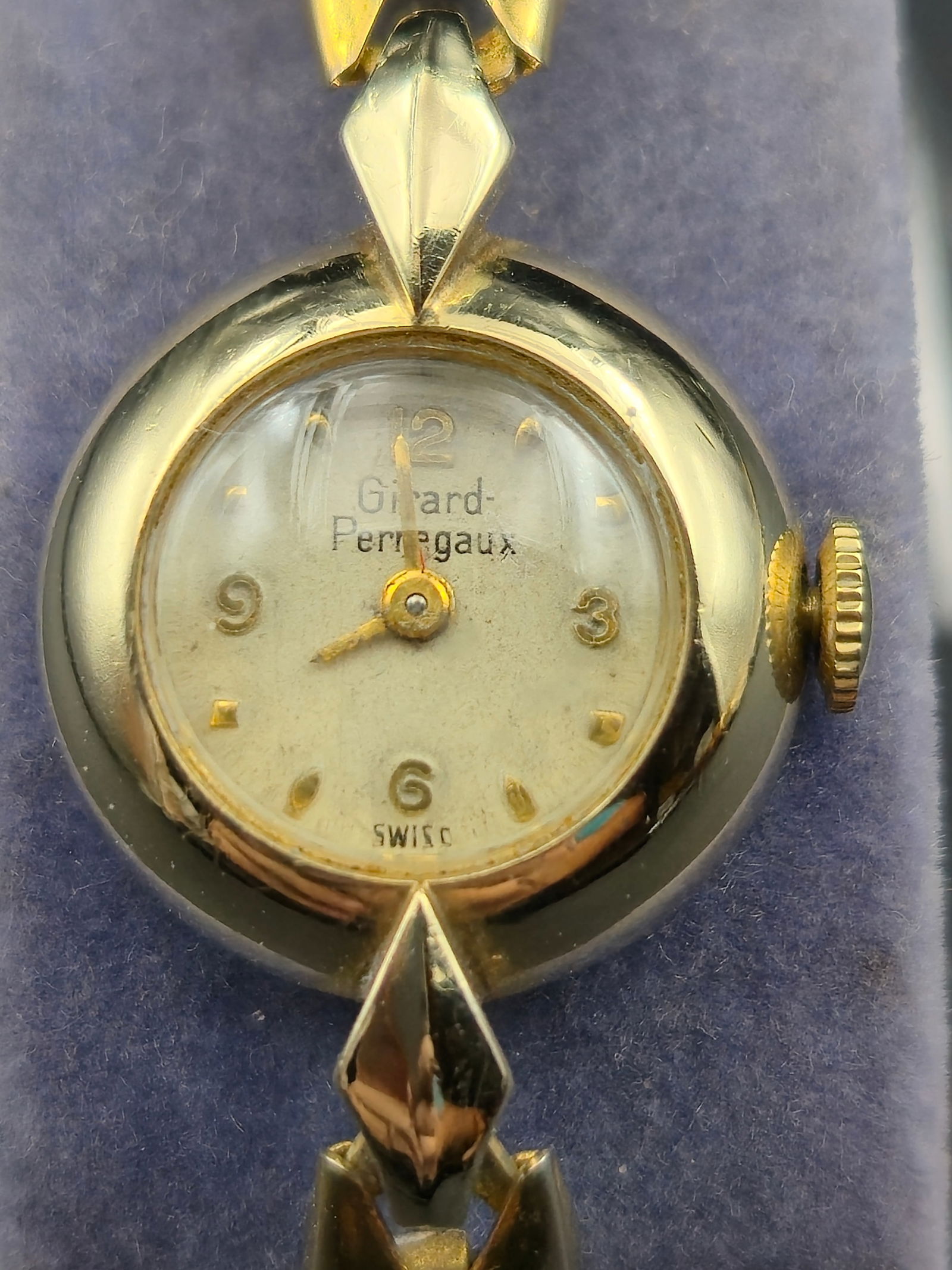 1950s Girard-Perregaux Ladies 14K Gold-Filled 17J Manual Wind Bracelet Watch (1 of 7)