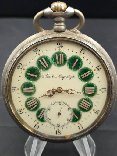 Antique Ancre Spiral Breguet 15 Rubis Levees Visibles Ancre Pocket