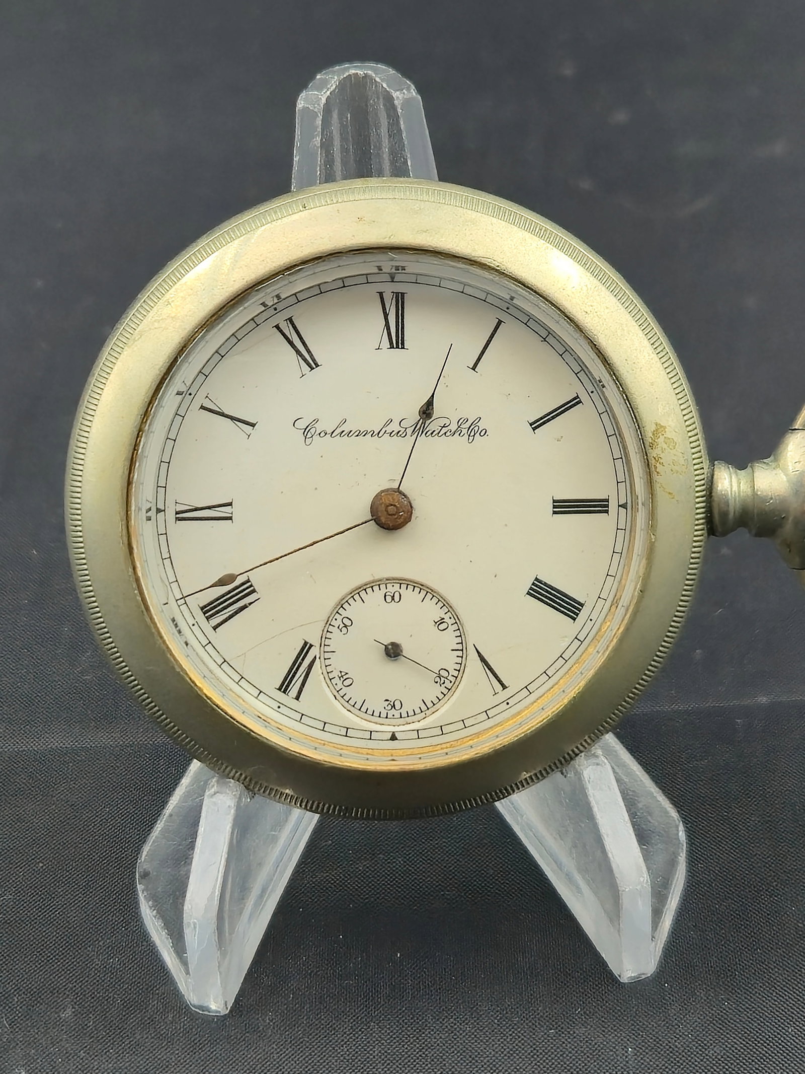 1895 Columbus Watch Co. “The Star” 18s 15j Sidewinder Pocket Watch Early Low Serial #336807 (1 of 7)