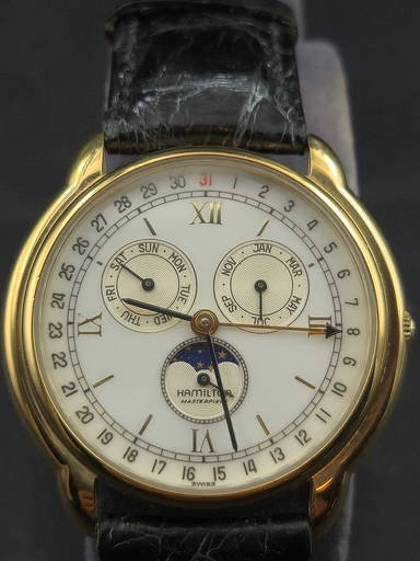 Quartz Watch Hamilton Moonphase Hamilton Trent Moonphase Men's