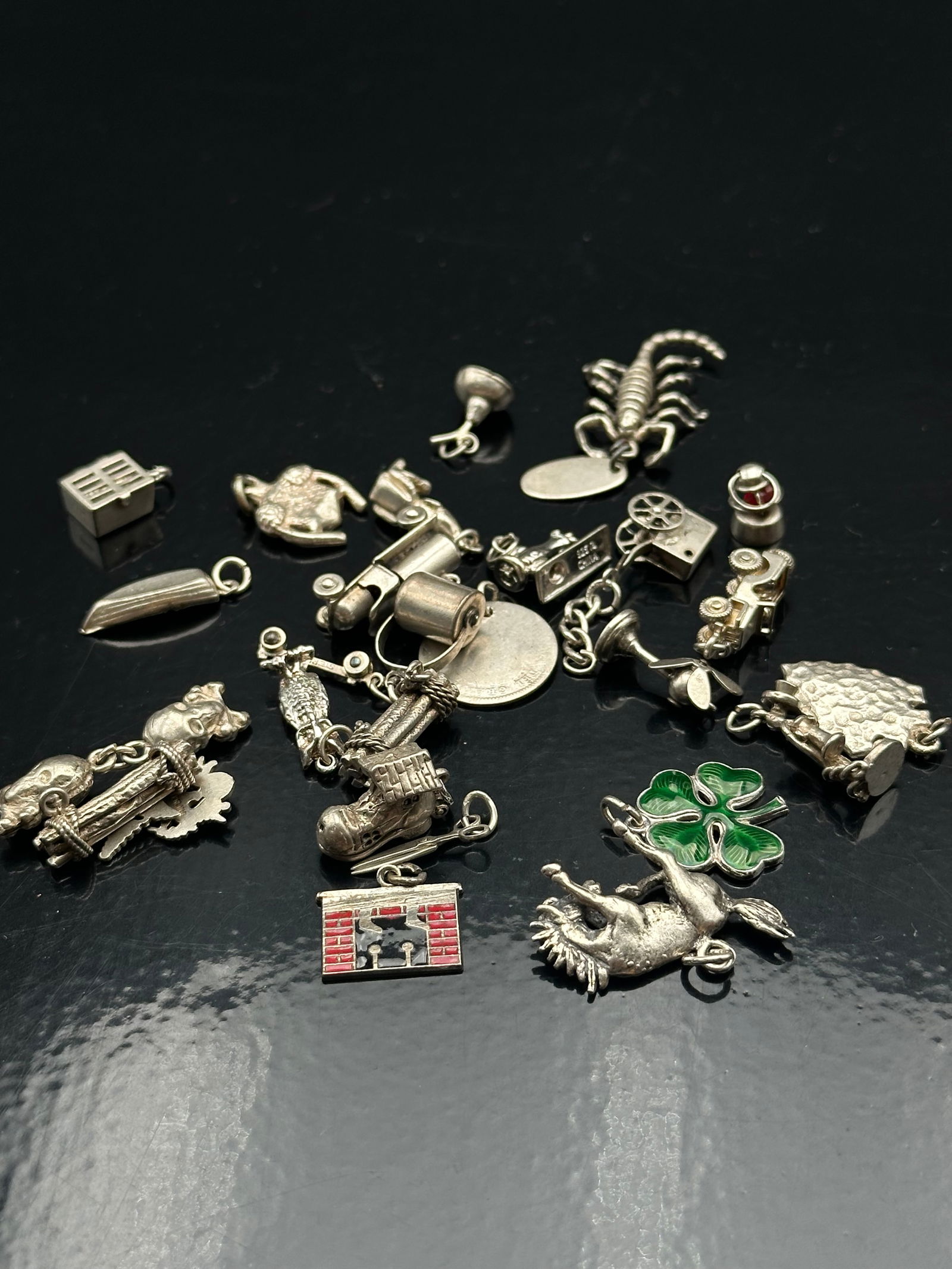 Cartier United Feature Sterling Silver Snoopy Charm